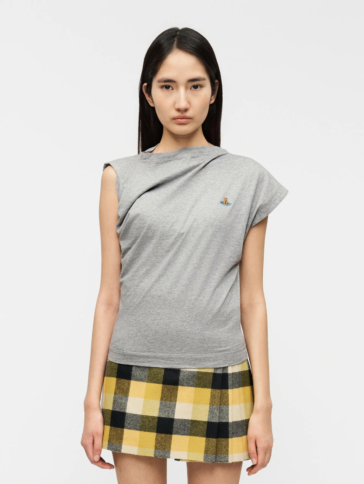 Hebo Top in Grey Melange