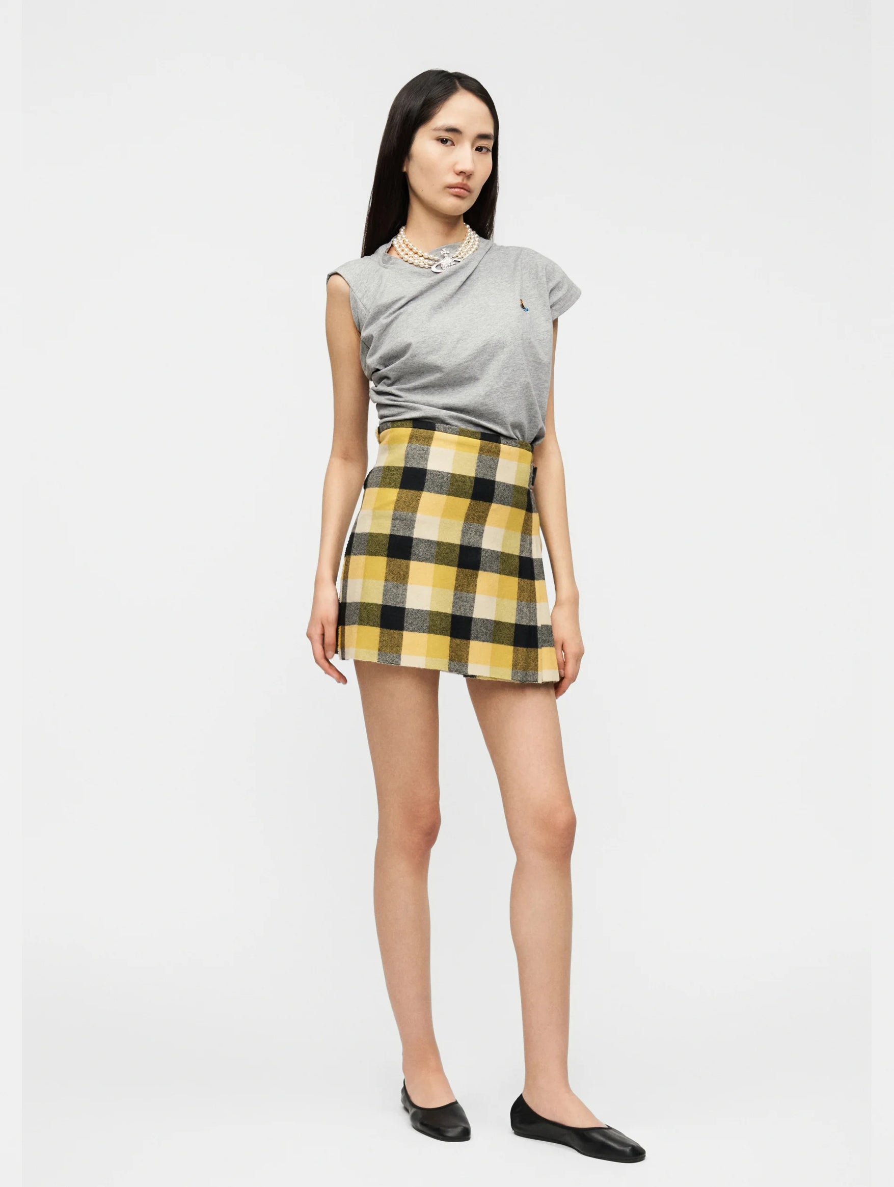 Hebo Top in Grey Melange