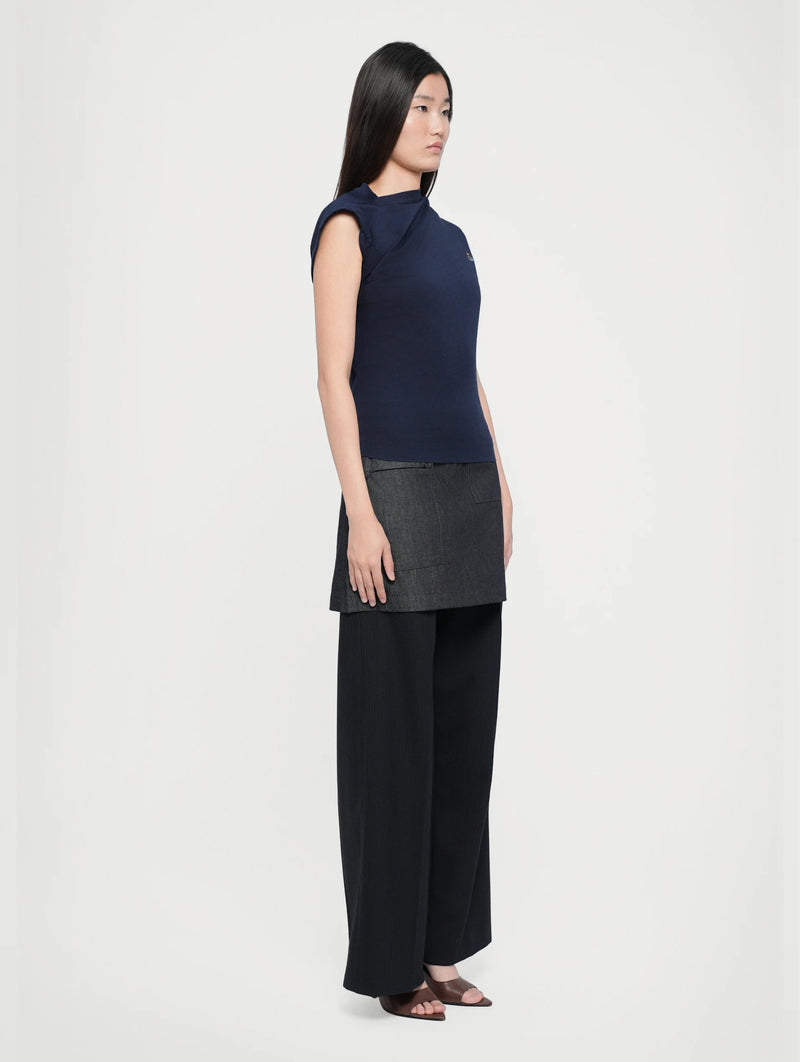 Hebo Top in Navy