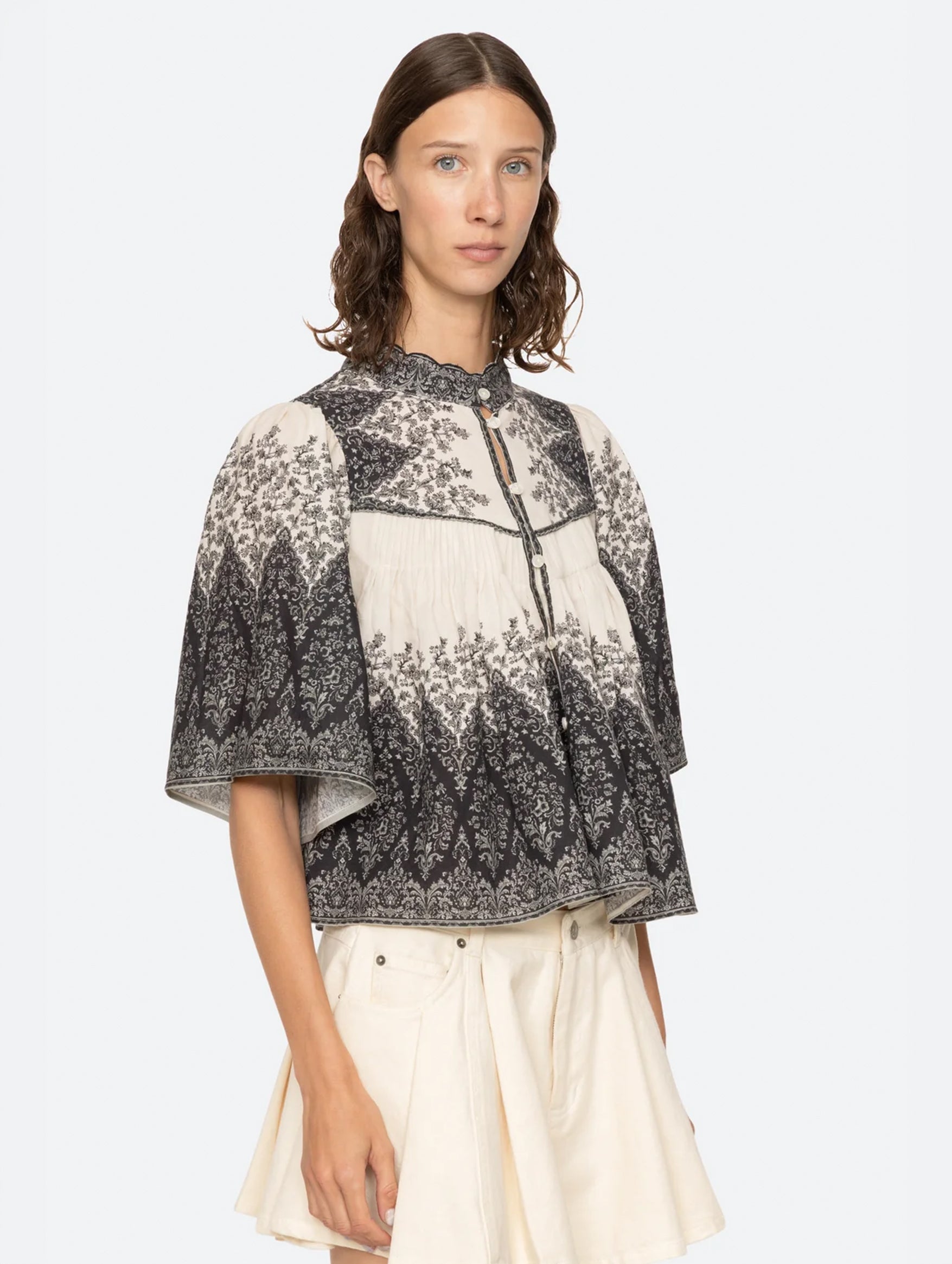 Hedra Print Blouse in Multi