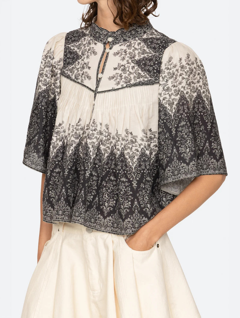 Hedra Print Blouse in Multi