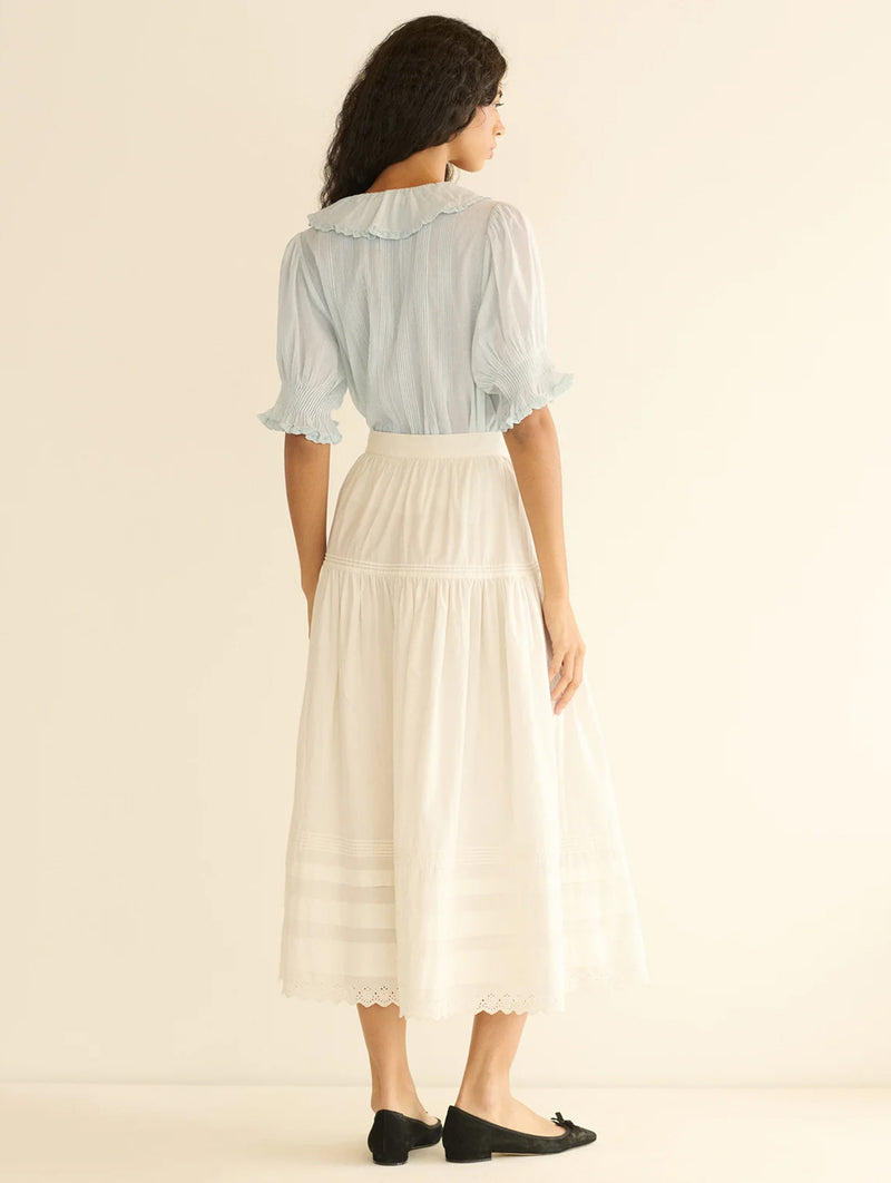 Henri Top in Alice Blue