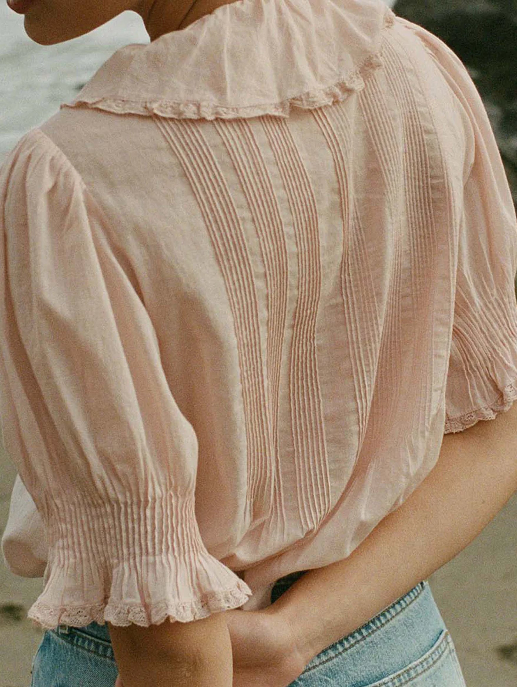 Henri Cotton Top in Blush