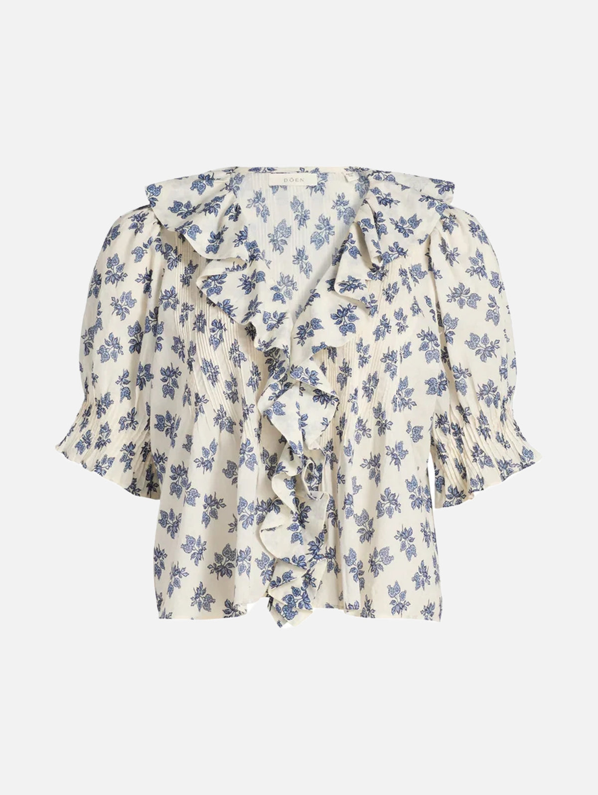 Henri Top in Creme Pomegranate Bloom
