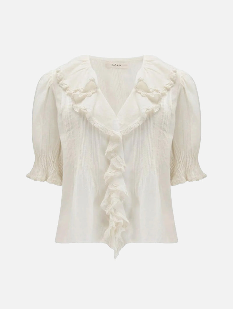 Henri Cotton Top in Salt
