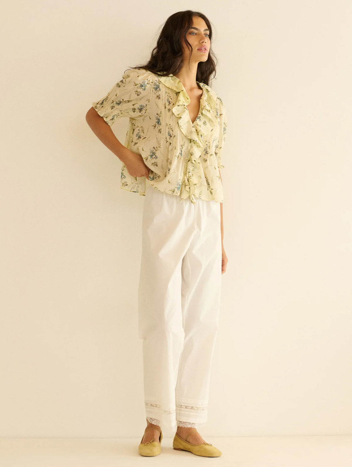 Henri Top in Sunshine Prairie Rose