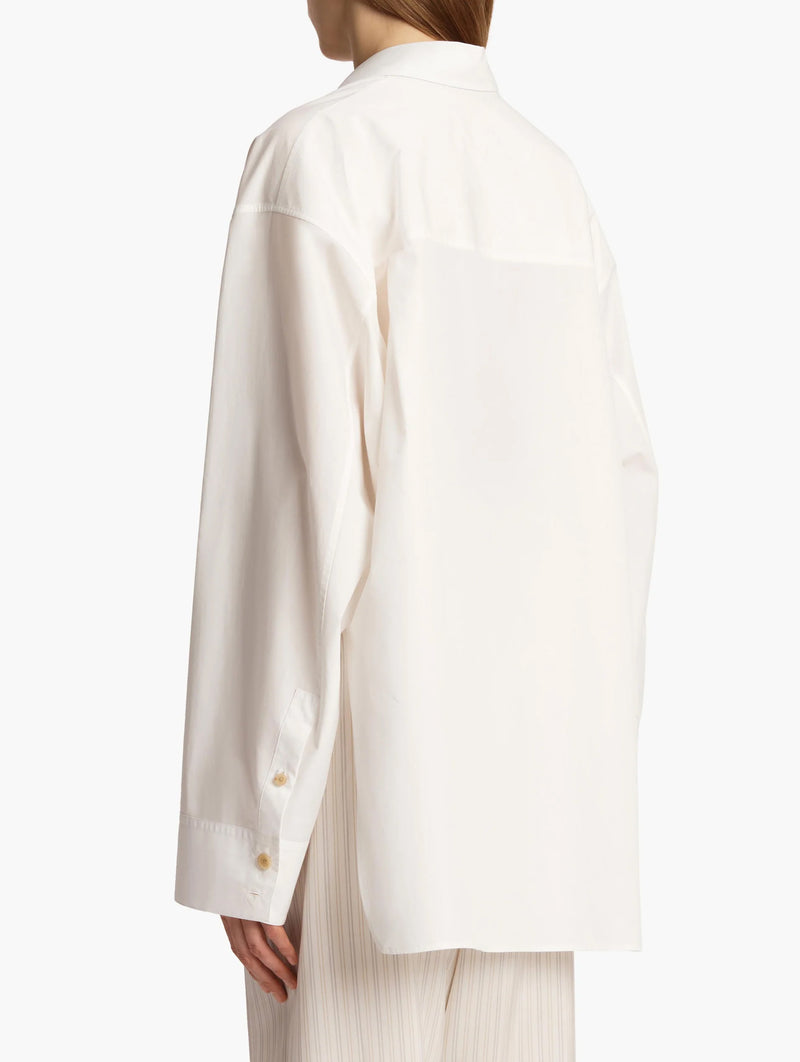 Herschel Cotton Shirt in Chalk