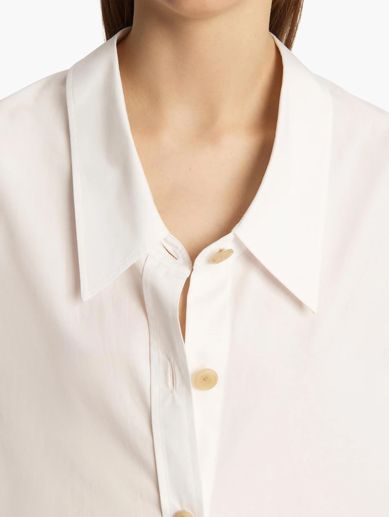 Herschel Cotton Shirt in Chalk
