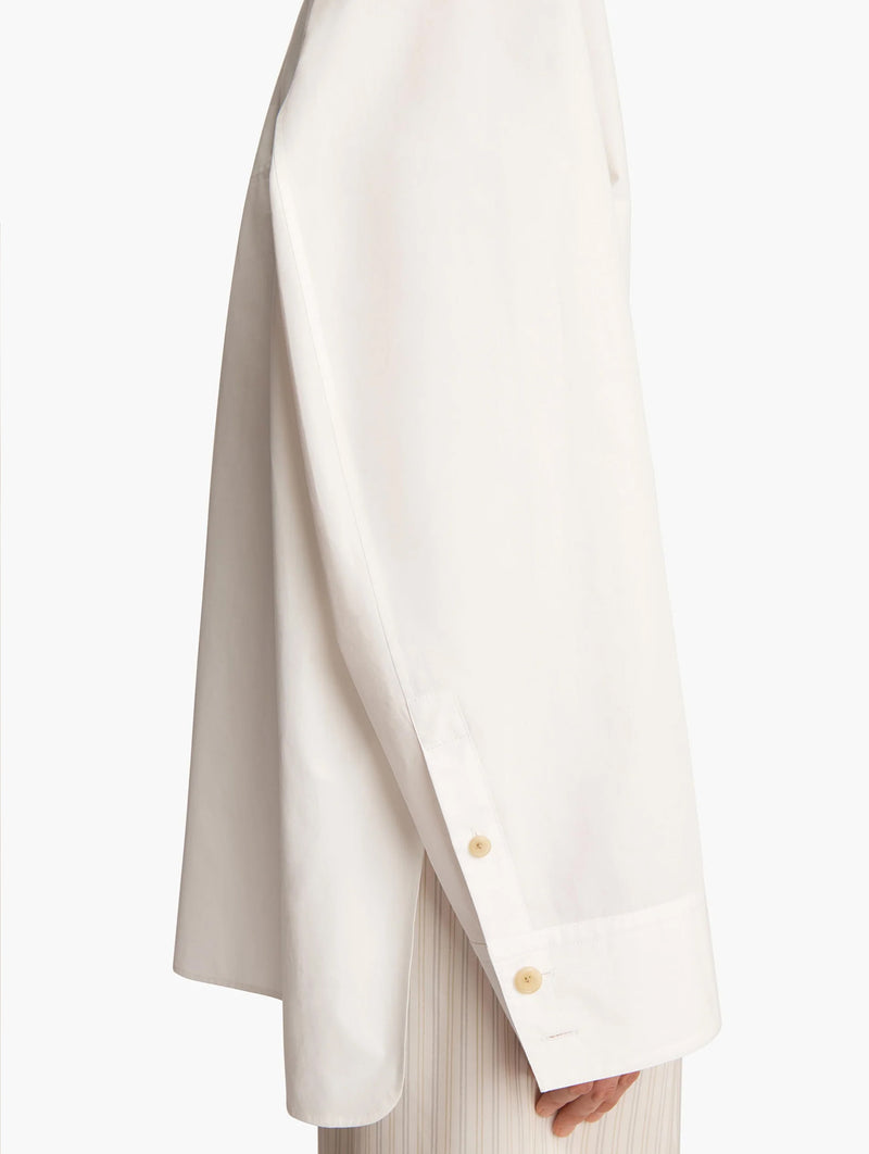 Herschel Cotton Shirt in Chalk