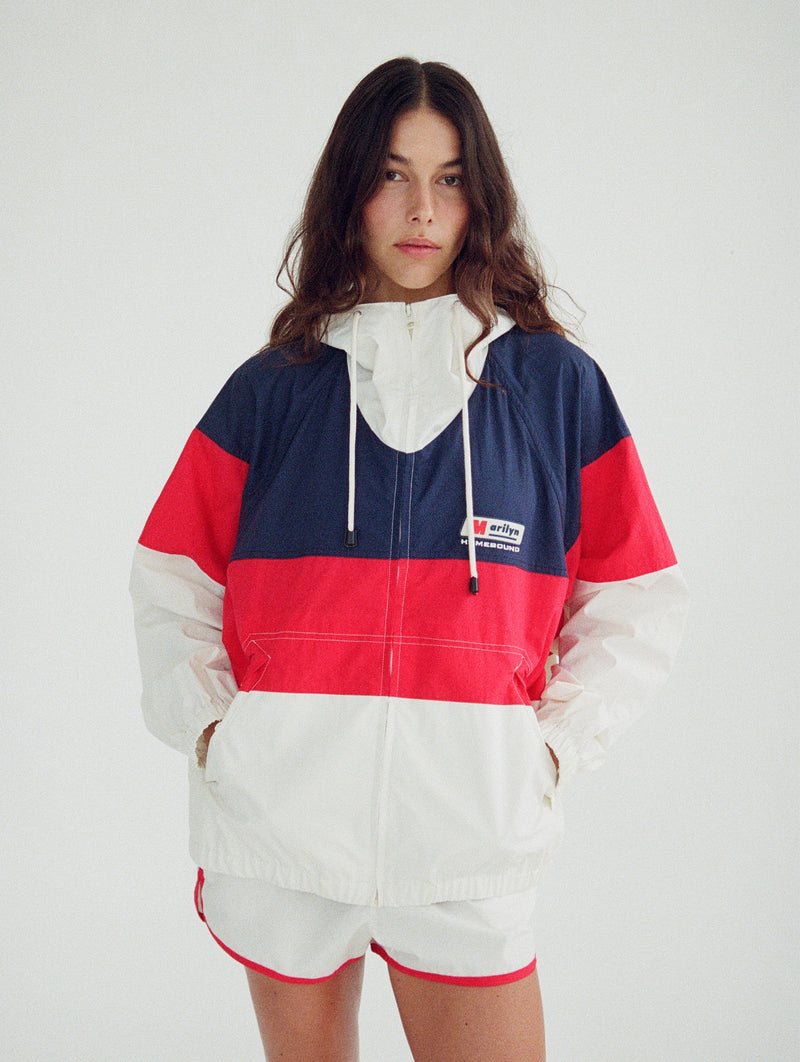 Homebound Windbreaker in Nautical