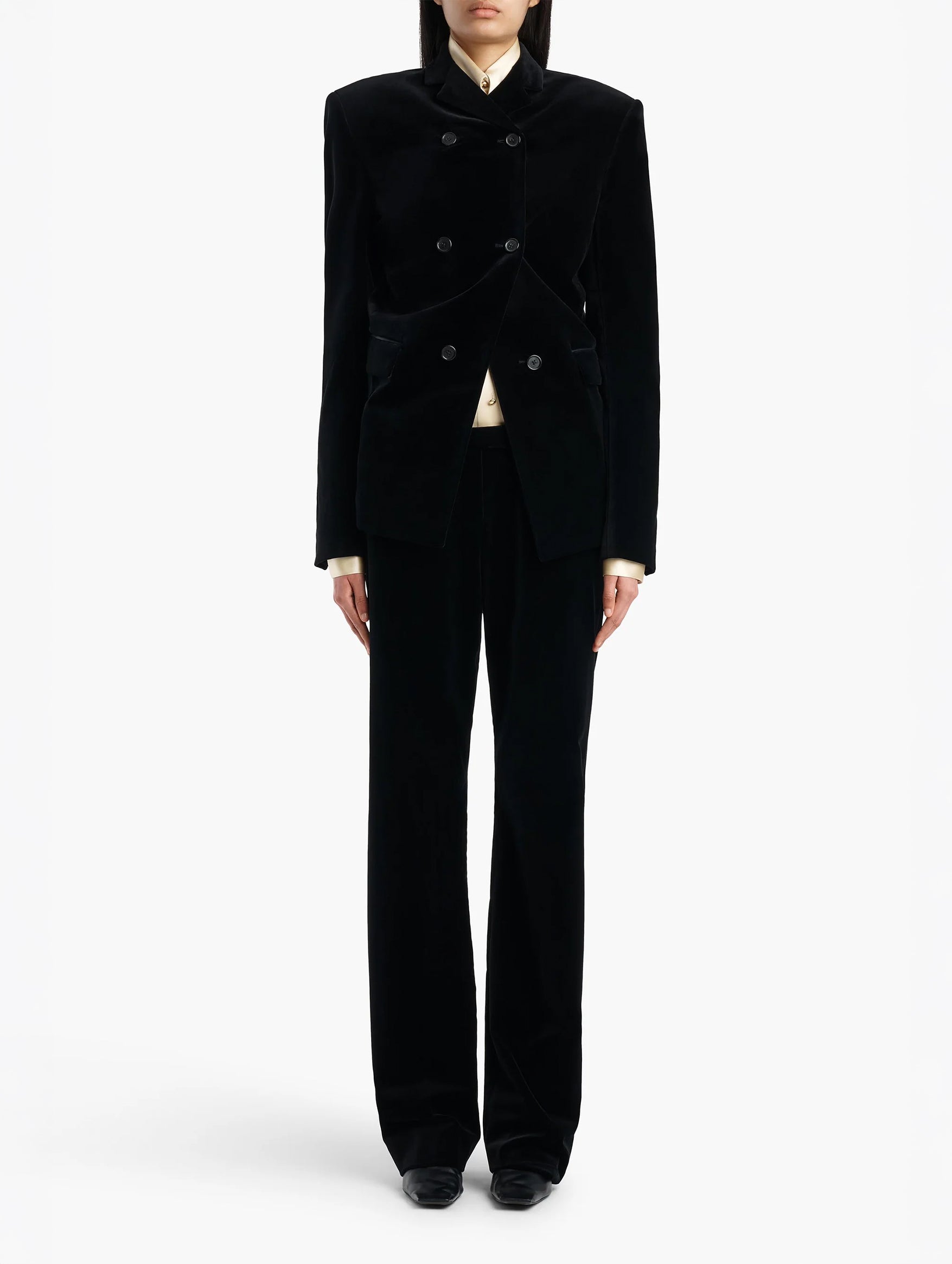 Hunter Pant in Black Velvet