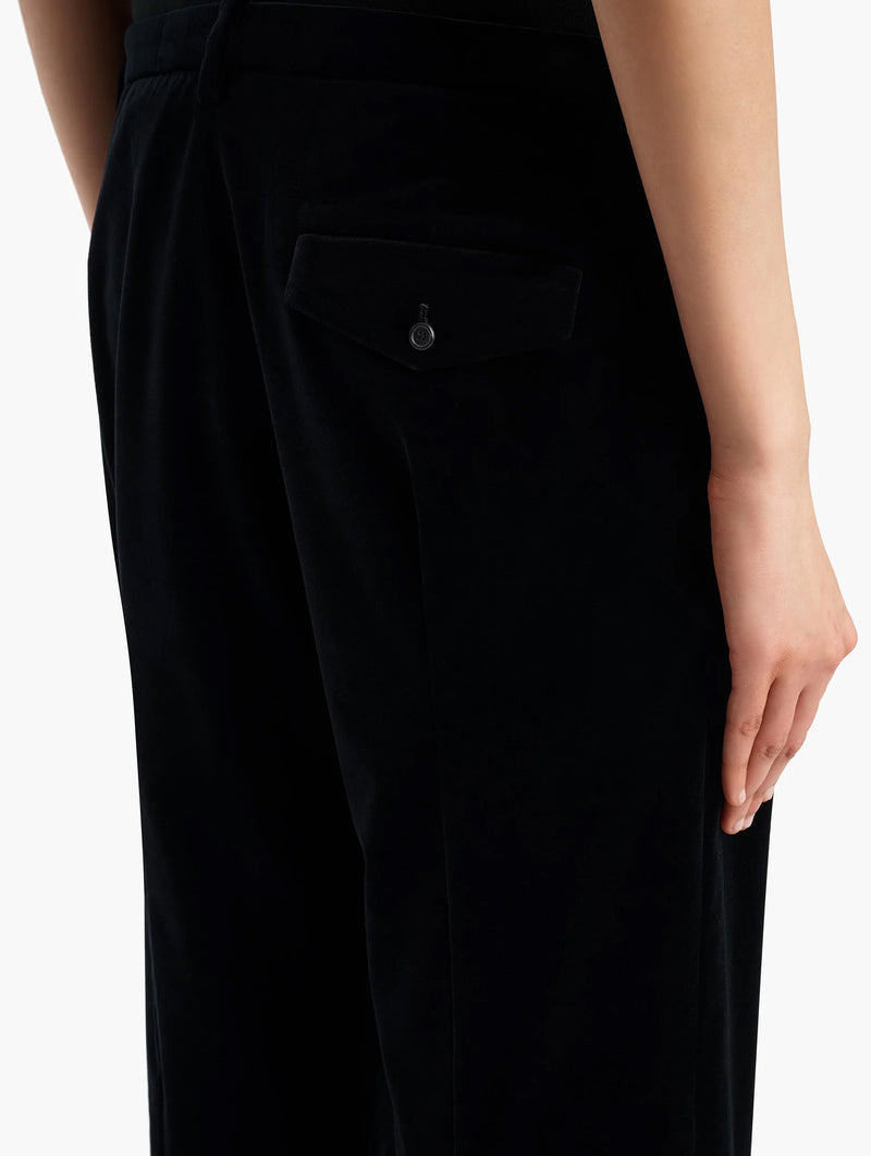 Hunter Pant in Black Velvet