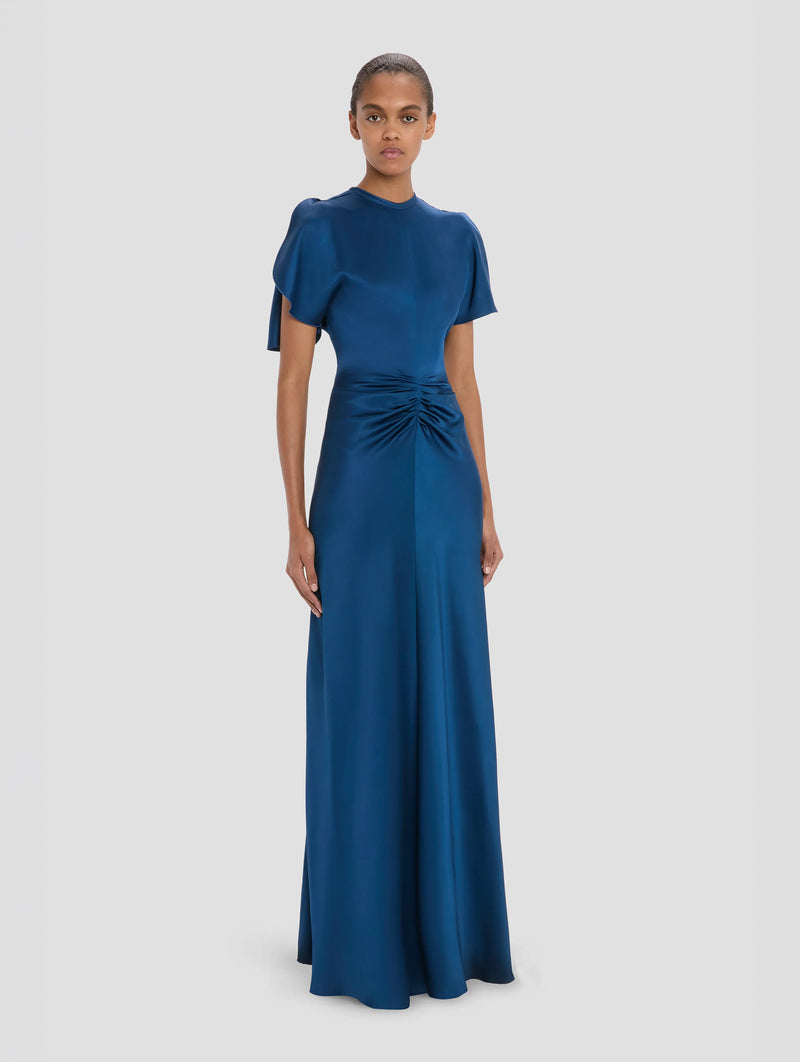 Isabella Gown in Dark Ocean