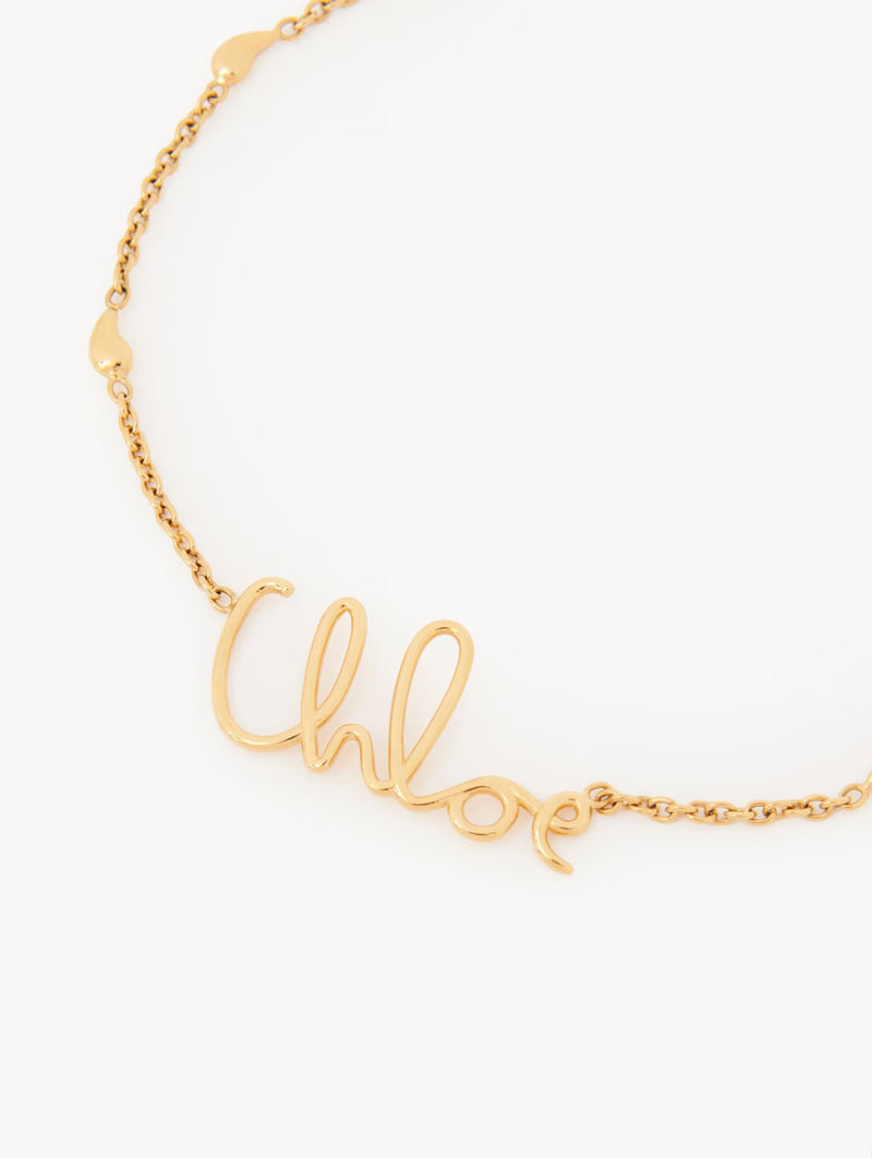 The Chloé Iconic Necklace in Vintage Gold