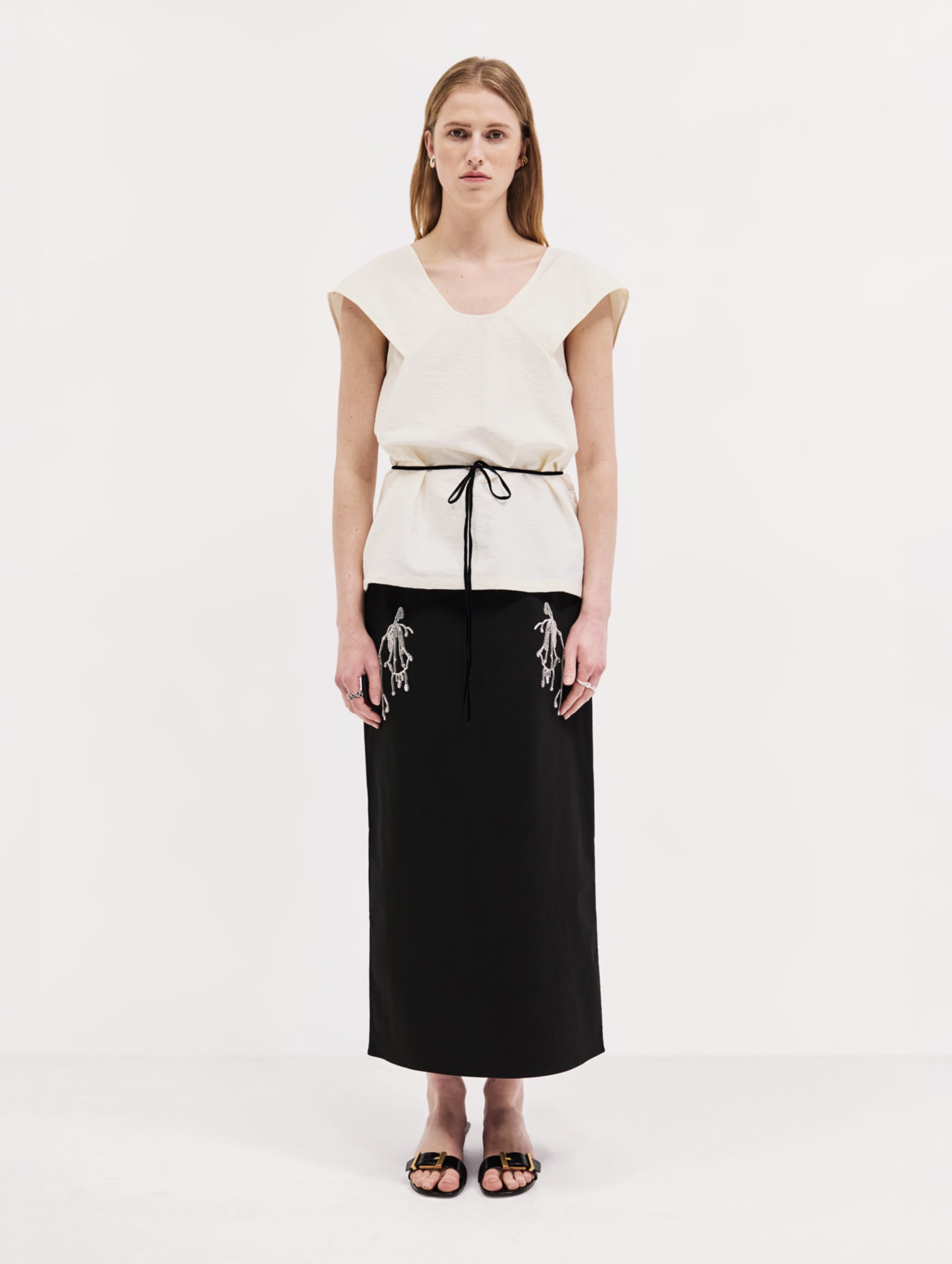 Ida Top in Ivory