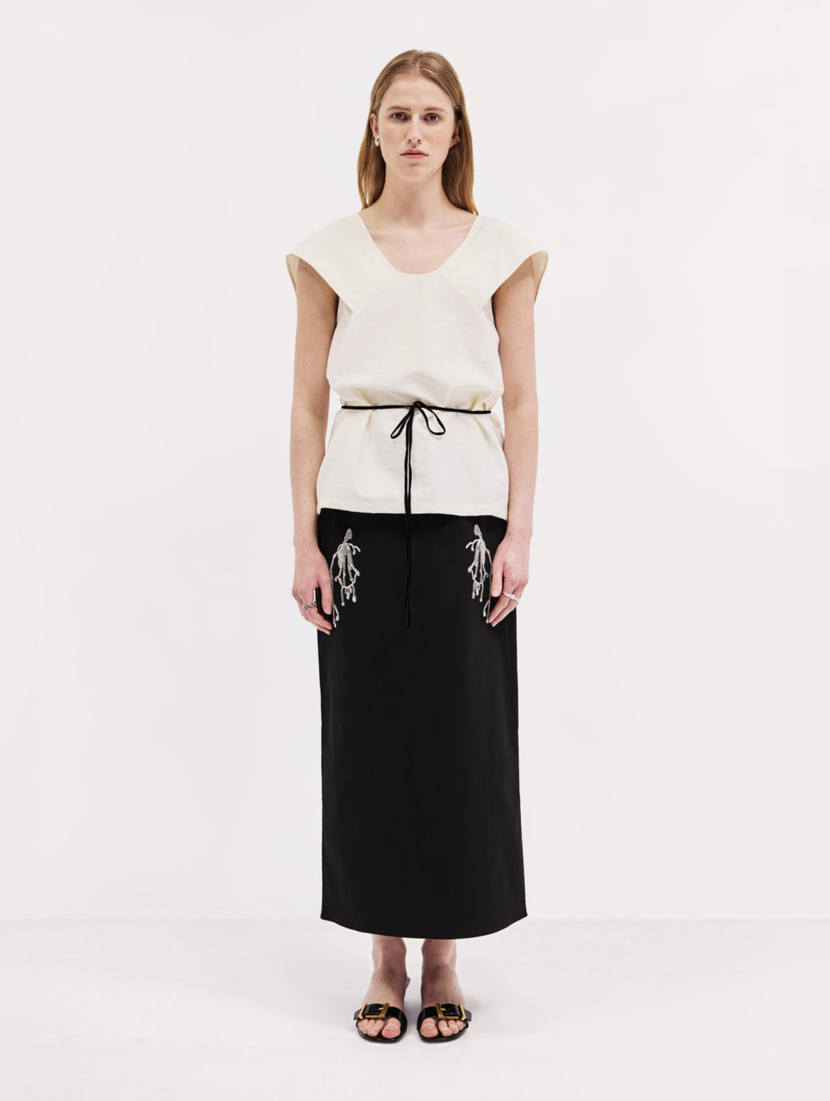 Ida Top in Ivory