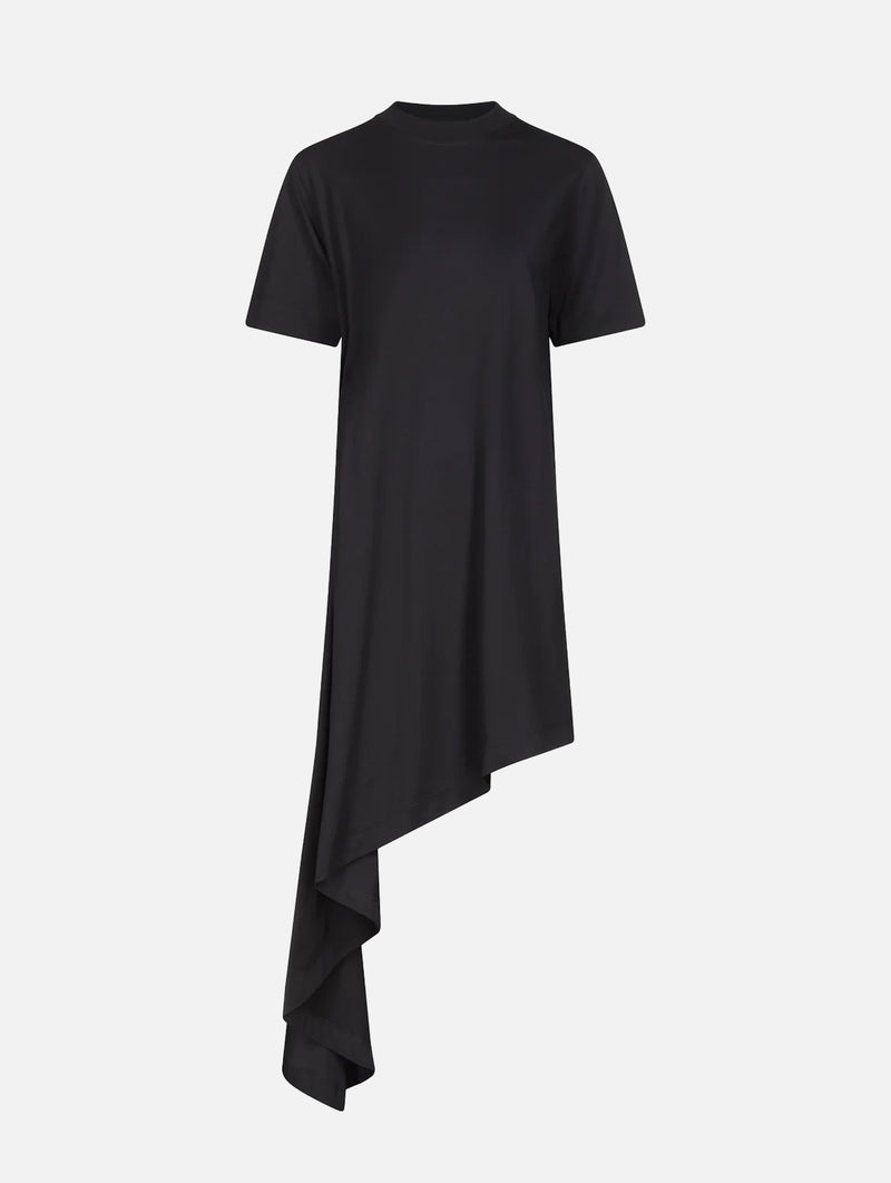 IgariI Asymmetric T-shirt Dress in Black