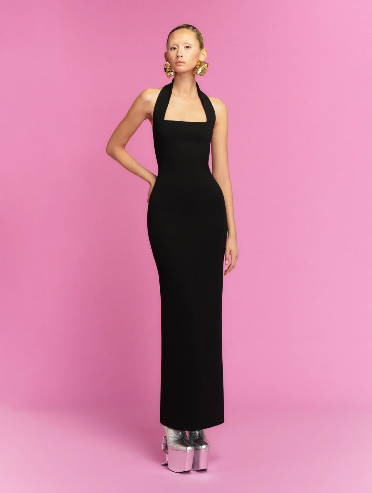 Ilona Maxi Dress in Black