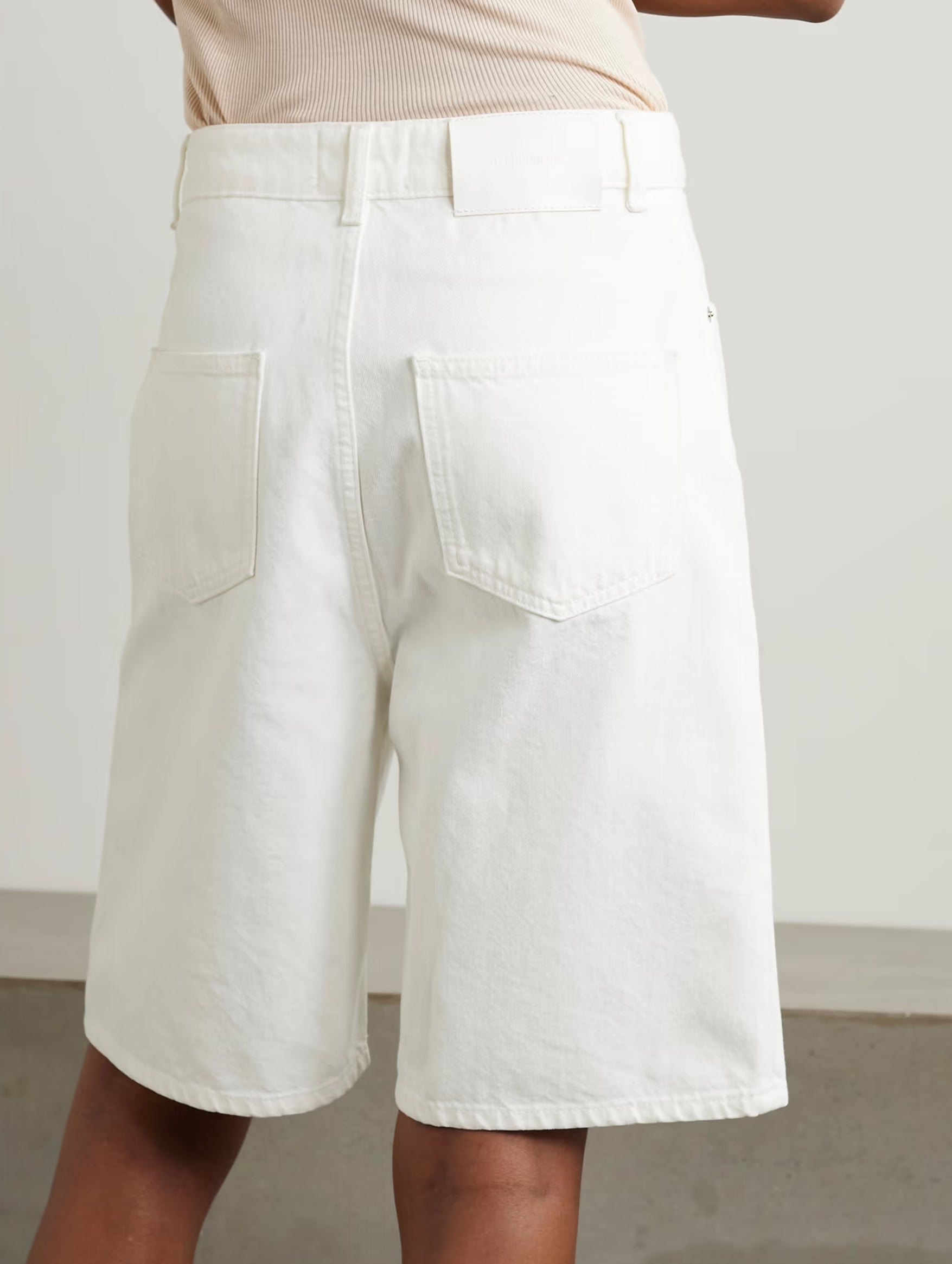 Isu Denim Short in Off-White