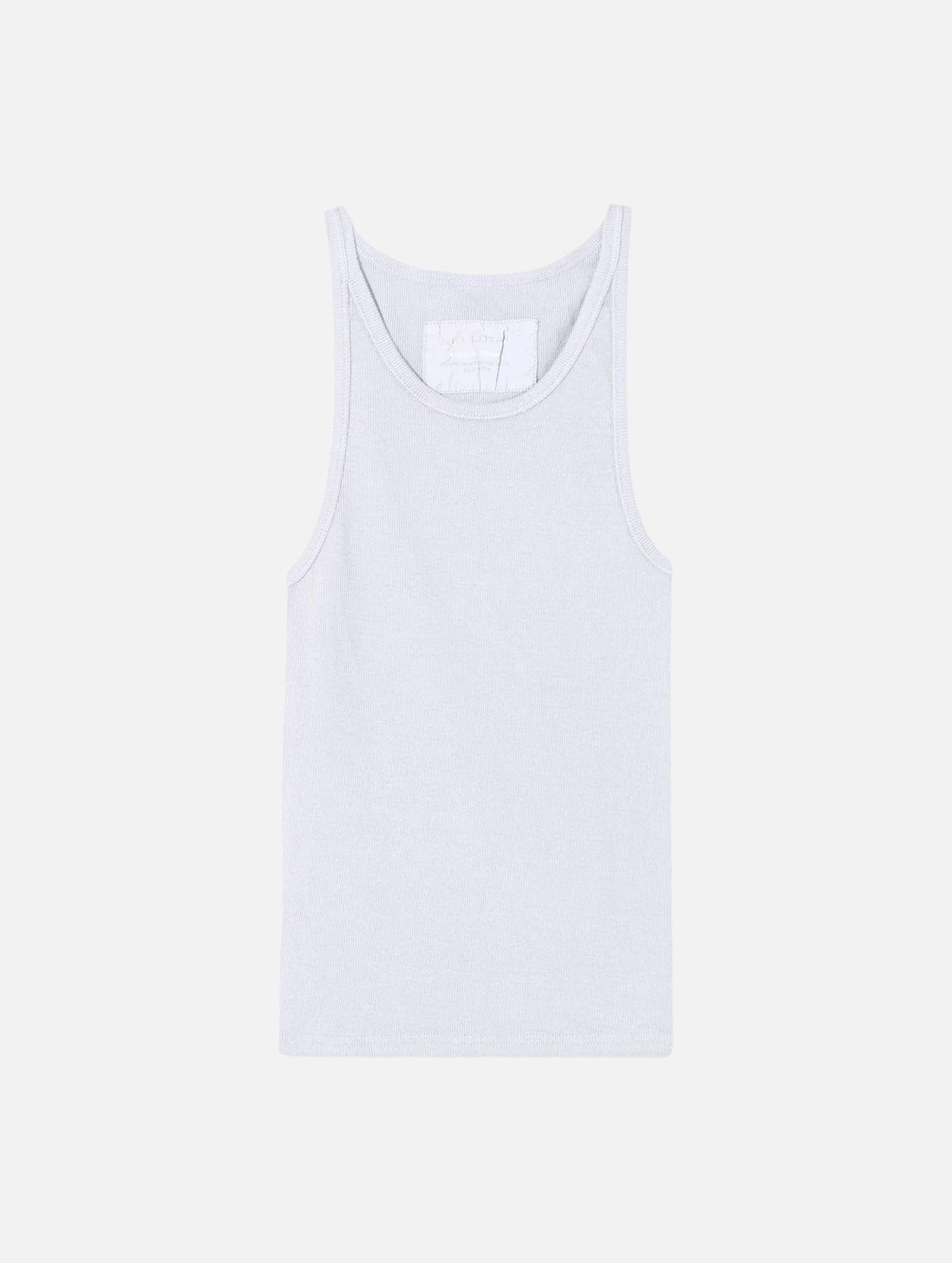 Jennifer Rib Tank in White