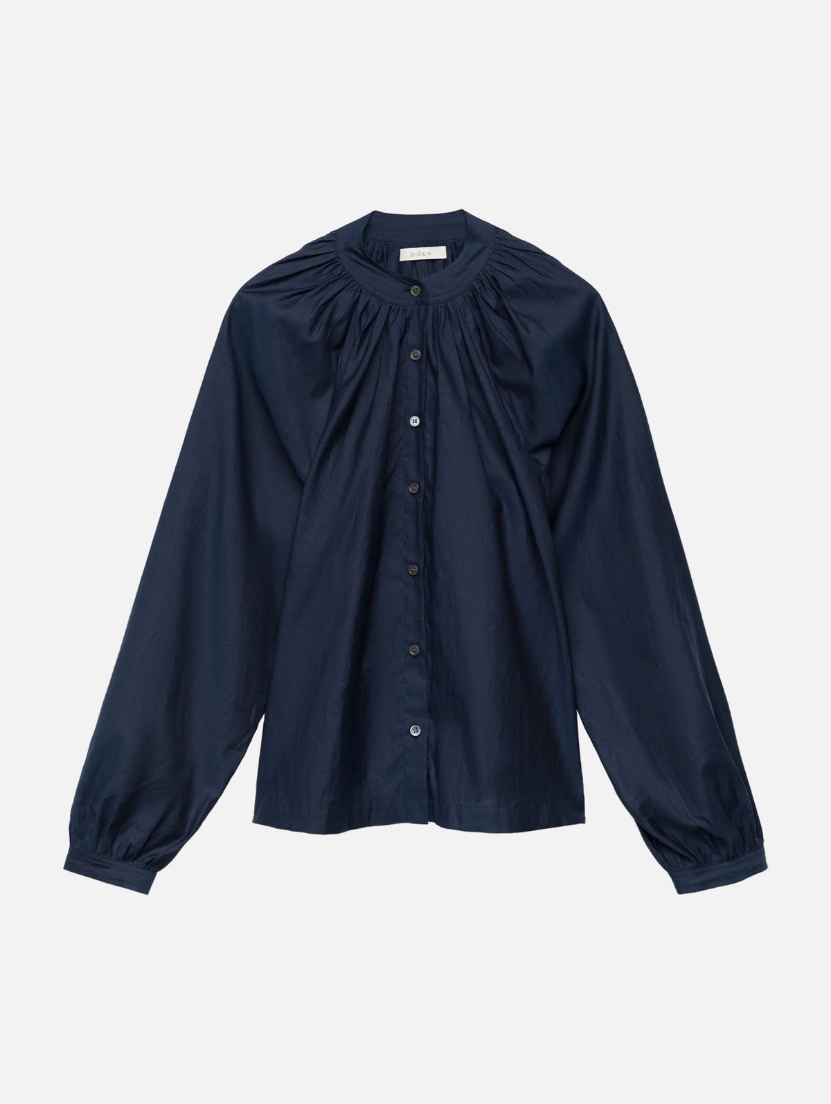 Julienne Top in Oxford Blue