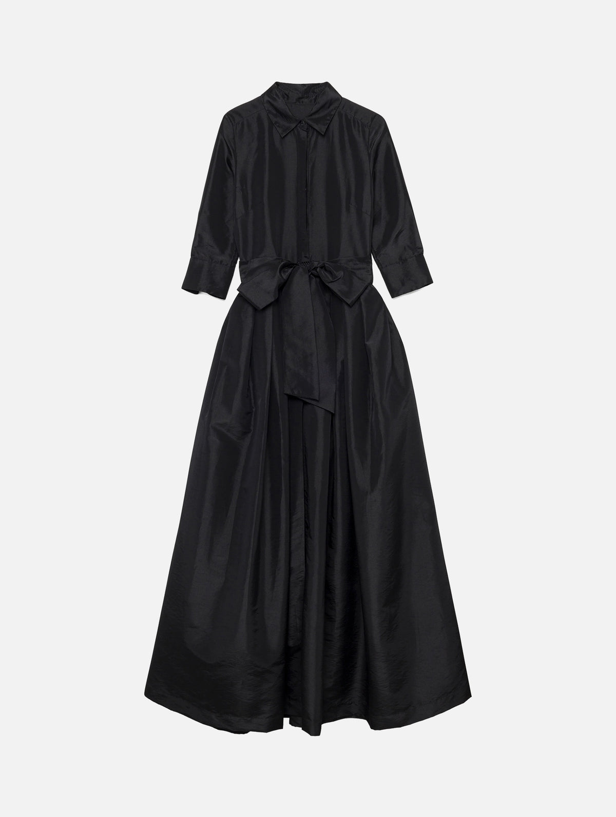 Julip Belted Gown in Black