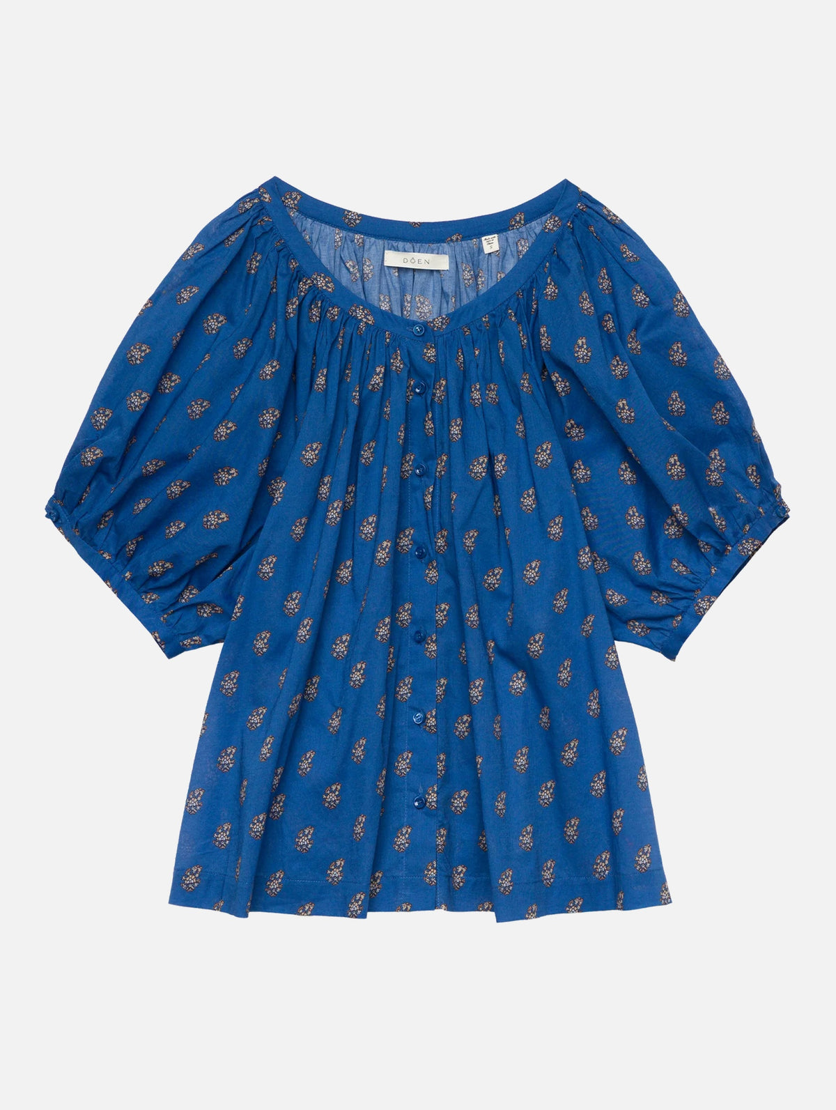 June Top in Eartha Paisley