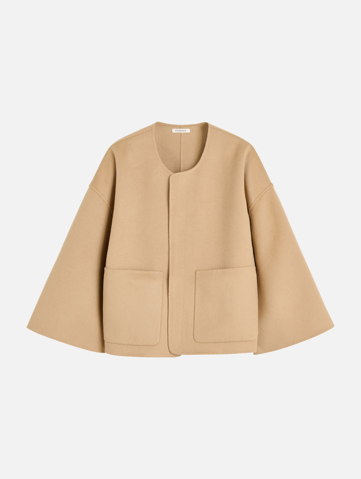 Jacquie Wool Jacket in Dark Sand