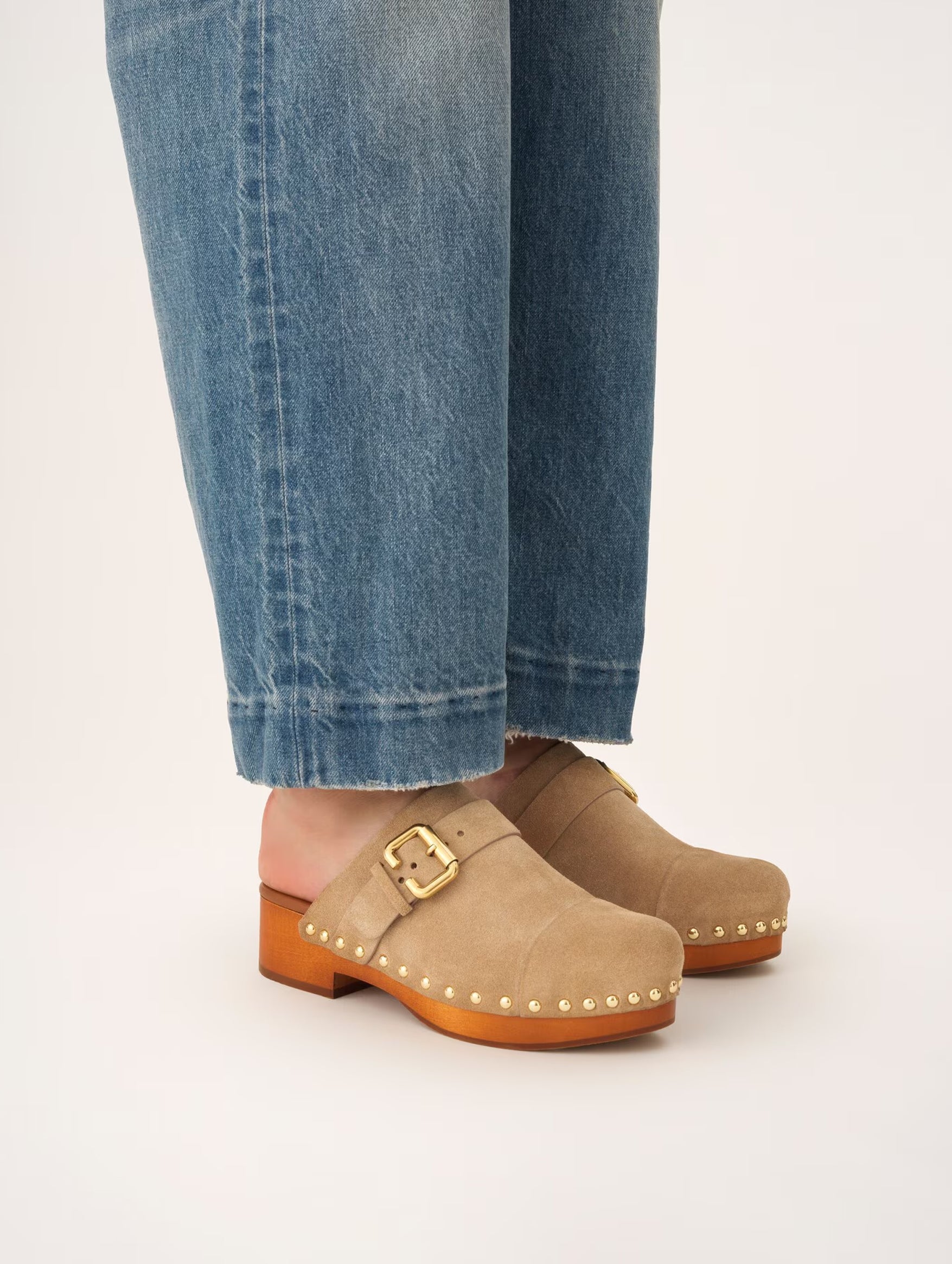 Jeannette Clog in Desert Sand