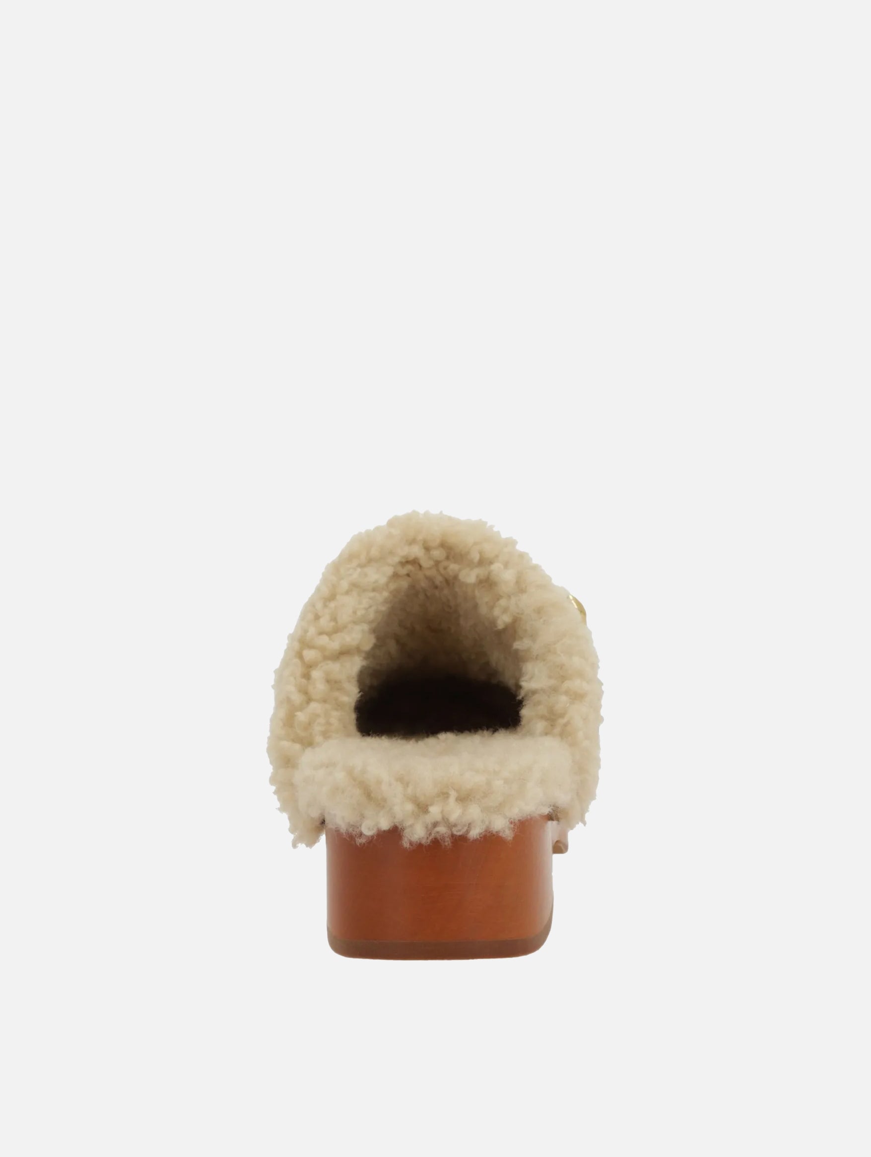 Jeannette Clogs in Burnt Wood