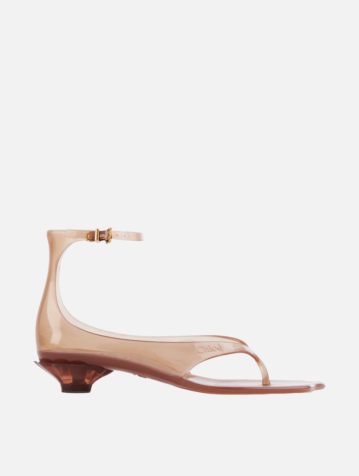 Chloé Jelly Sandal in Sunny Brown