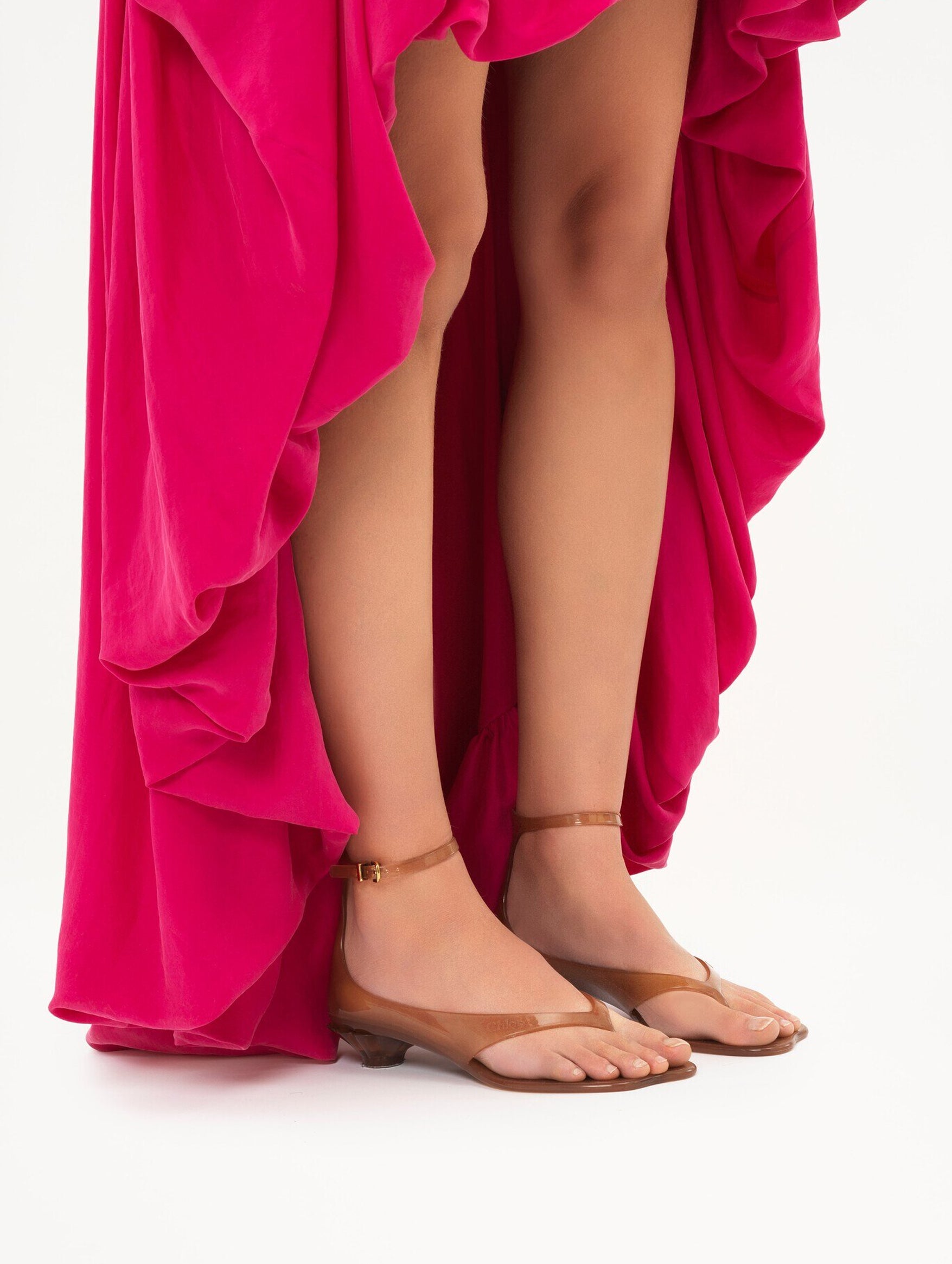 Chloé Jelly Sandal in Sunny Brown