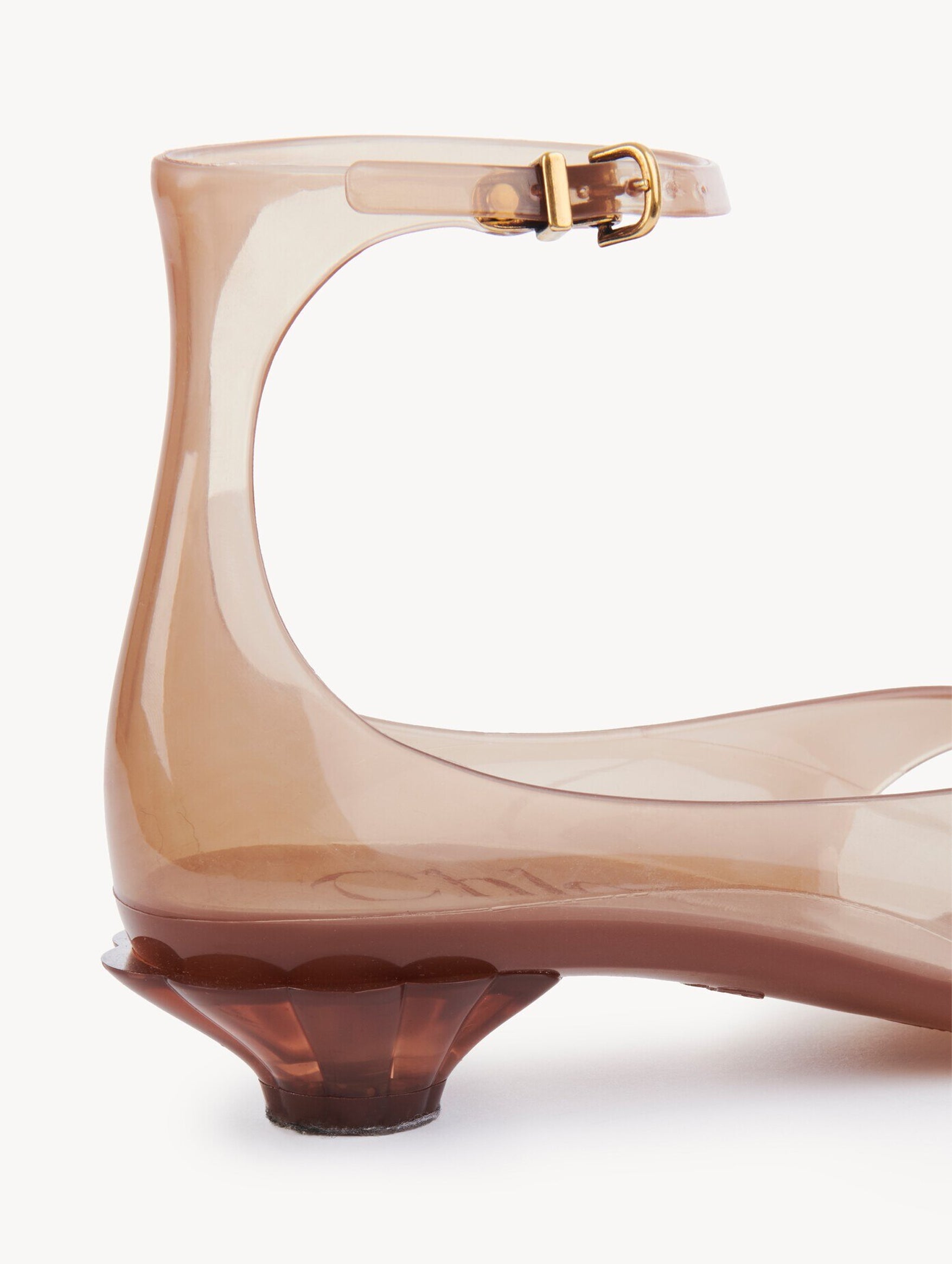 Chloé Jelly Sandal in Sunny Brown