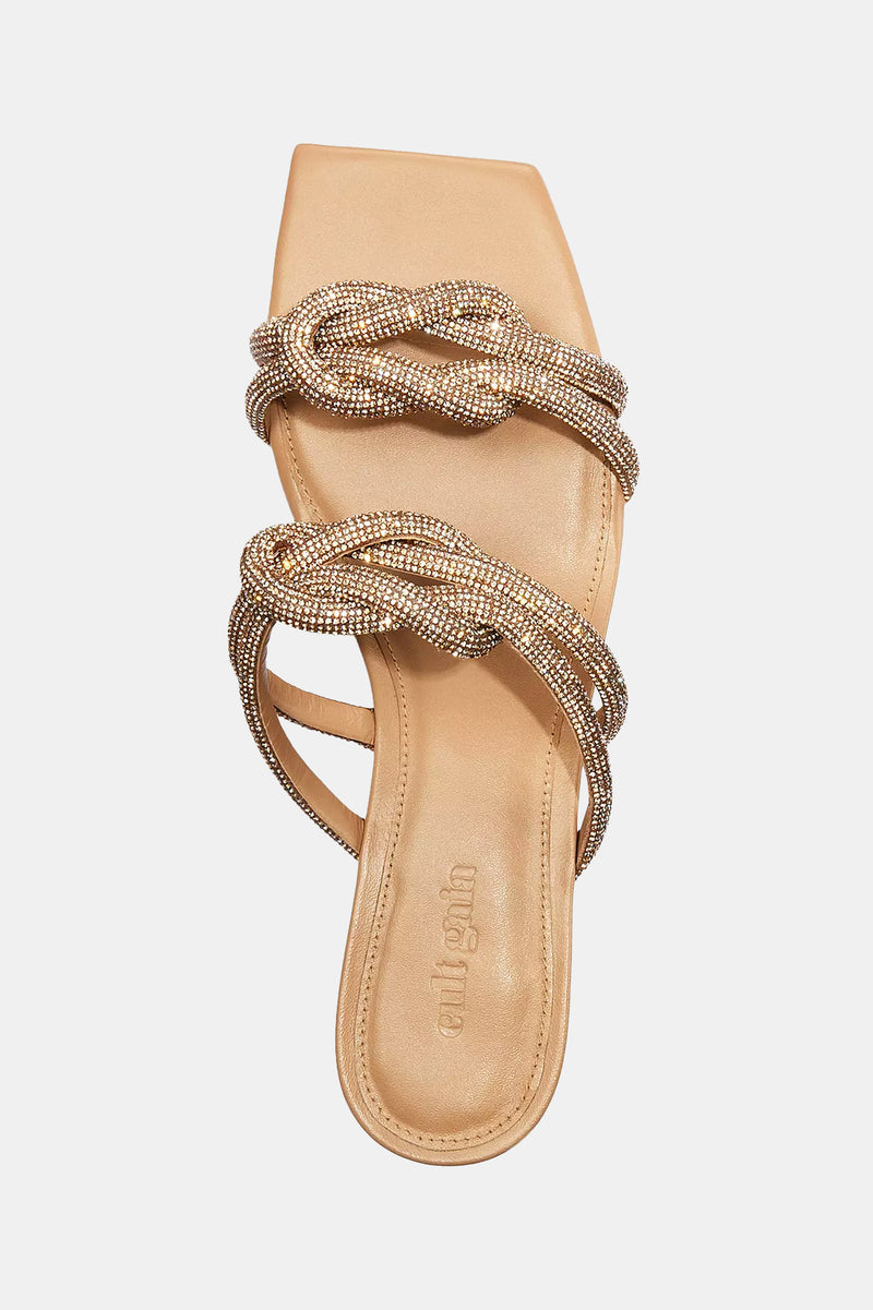 Jenny Knotted Sandal in Sand