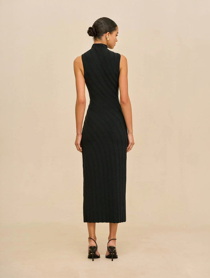 Jessica Knit Dress in Black