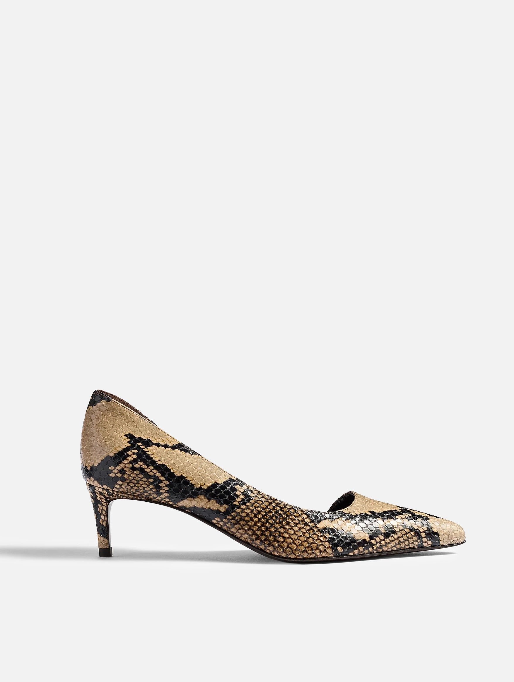 Jett D'Orsay Pump in Taupe Snake