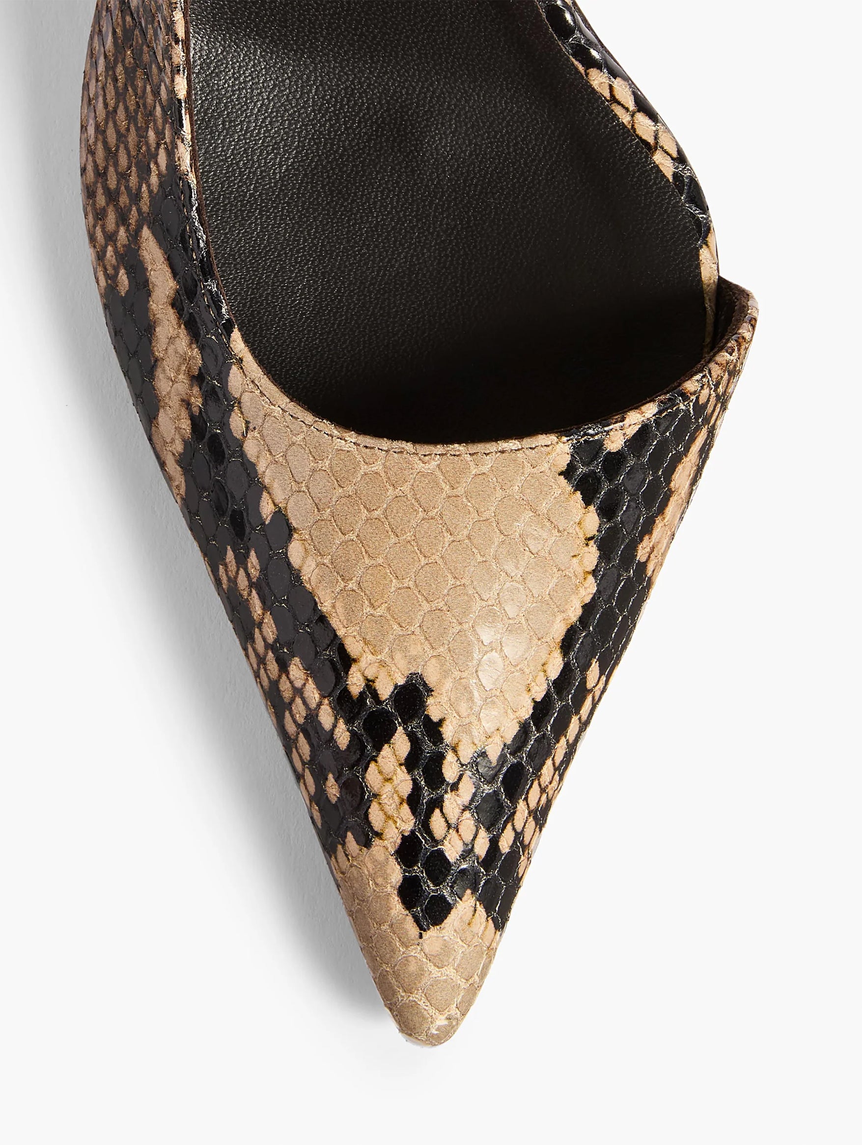 Jett D'Orsay Pump in Taupe Snake