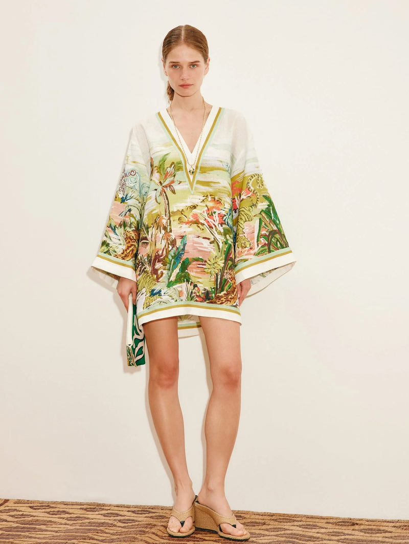 Jungle Boogie Mini Dress in Multi