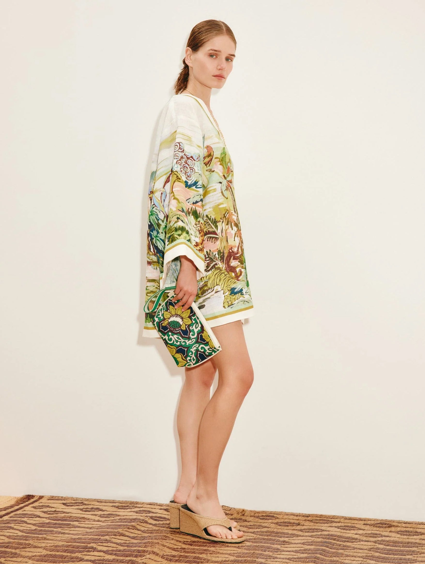 Jungle Boogie Mini Dress in Multi