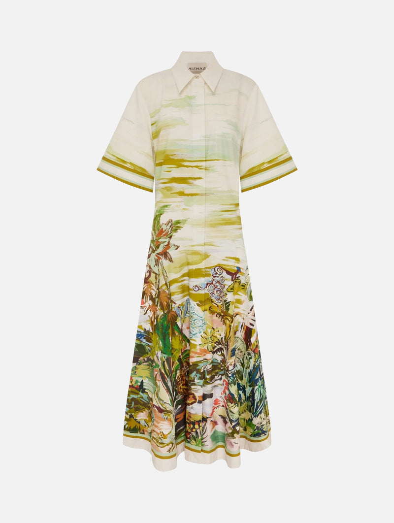 Jungle Boogie Shirtdress in Multi