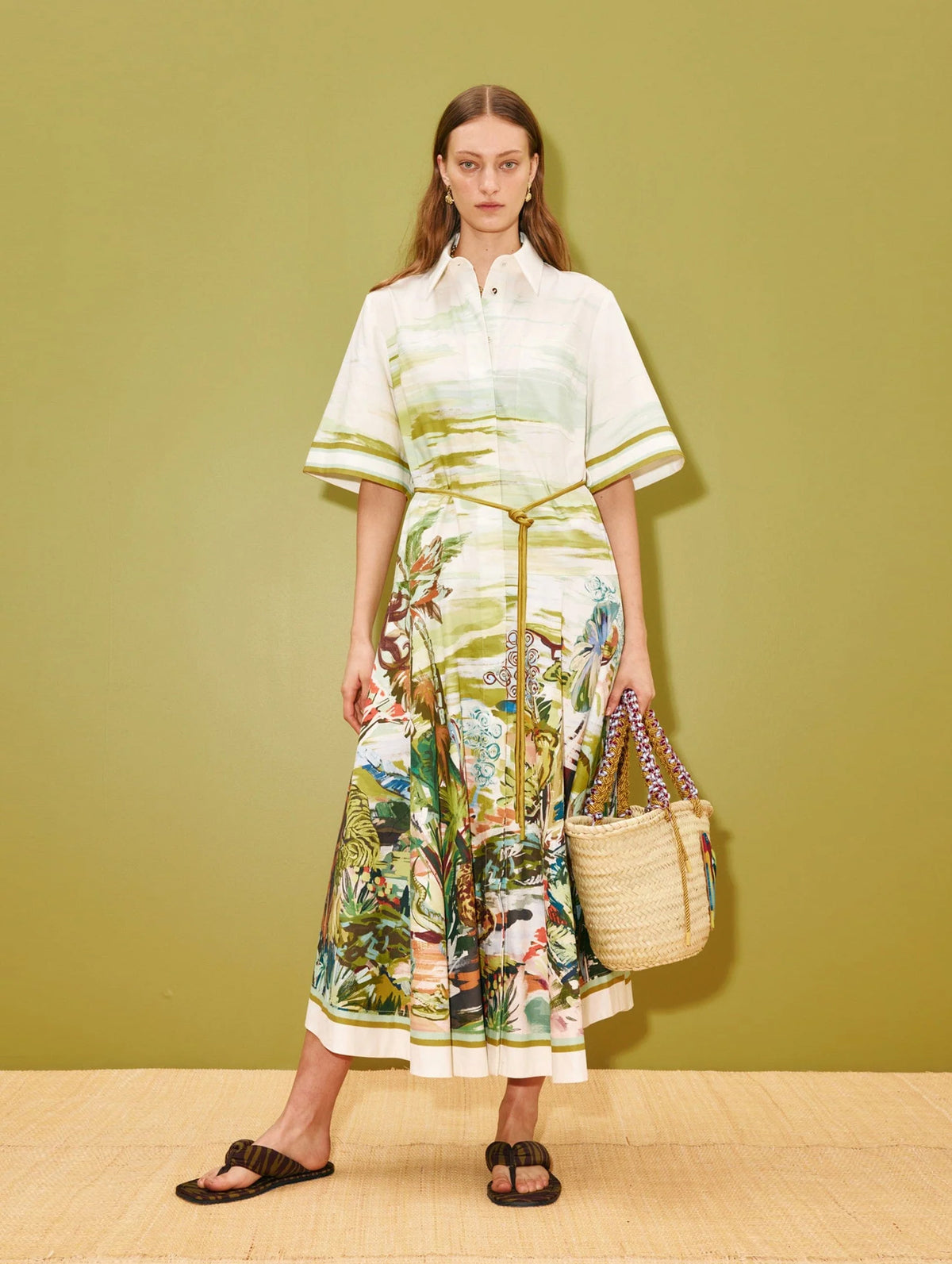 Jungle Boogie Shirtdress in Multi