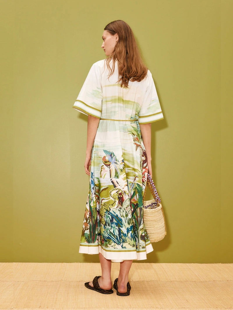 Jungle Boogie Shirtdress in Multi