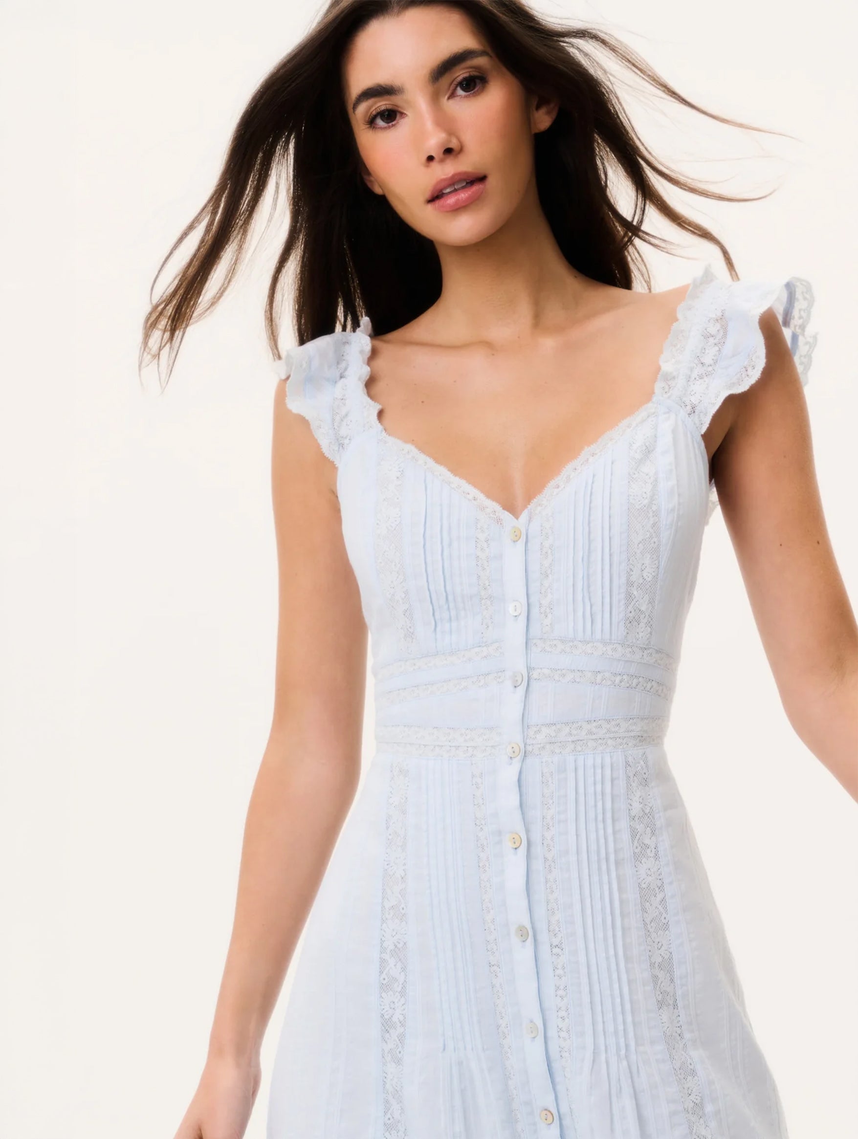 Kailette Dress in Blue Finch