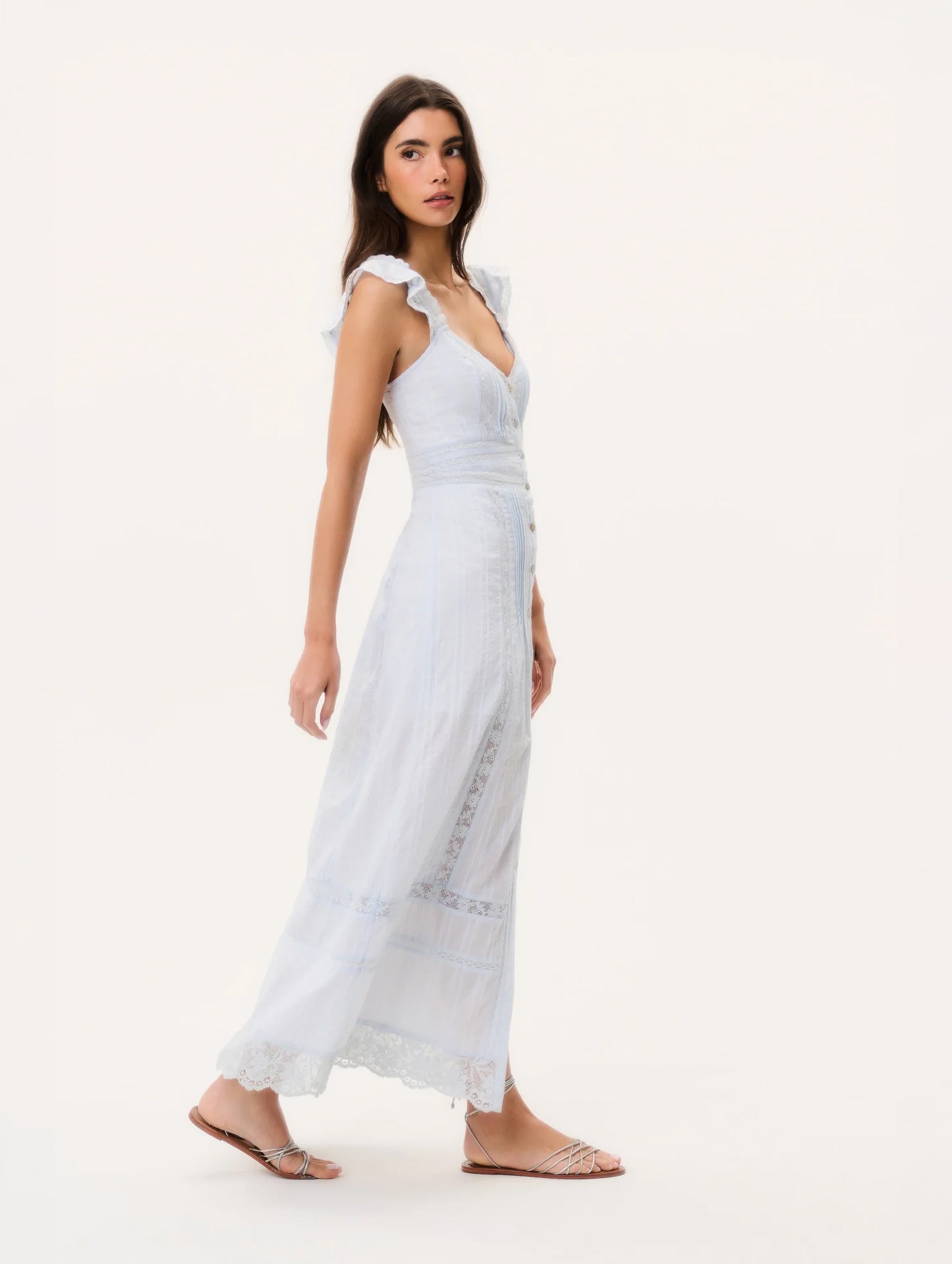 Kailette Dress in Blue Finch