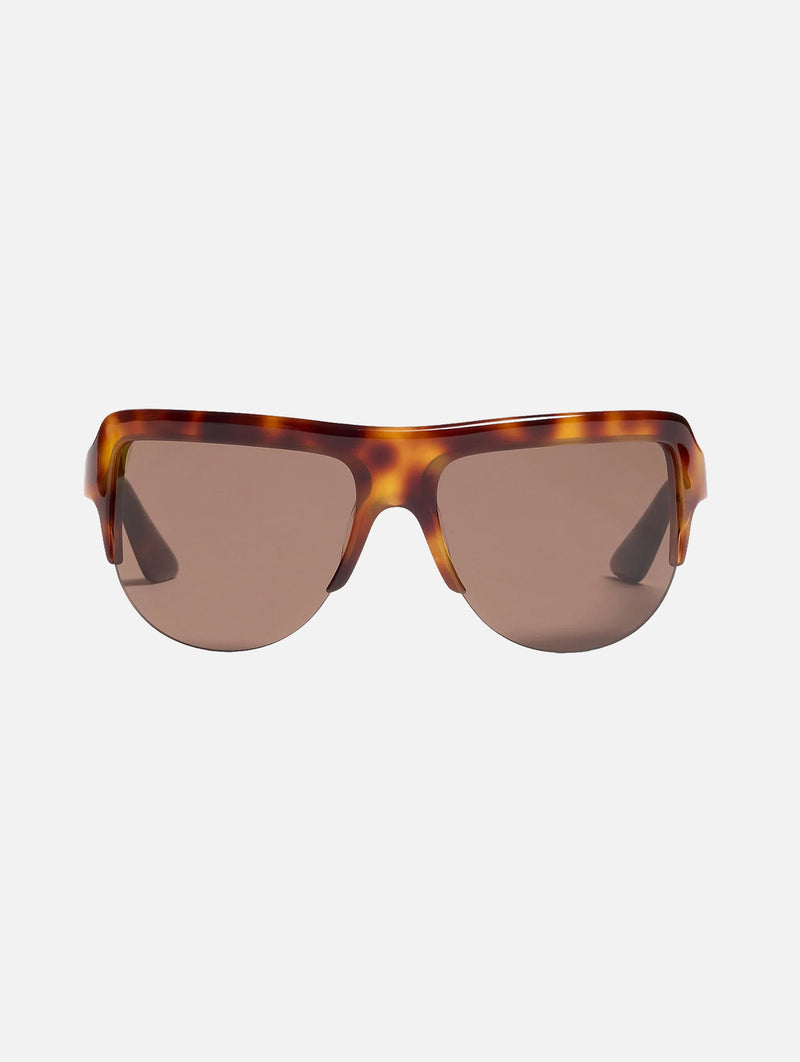 KHAITE x Oliver Peoples 1975C in Dark Mahogany and Brown