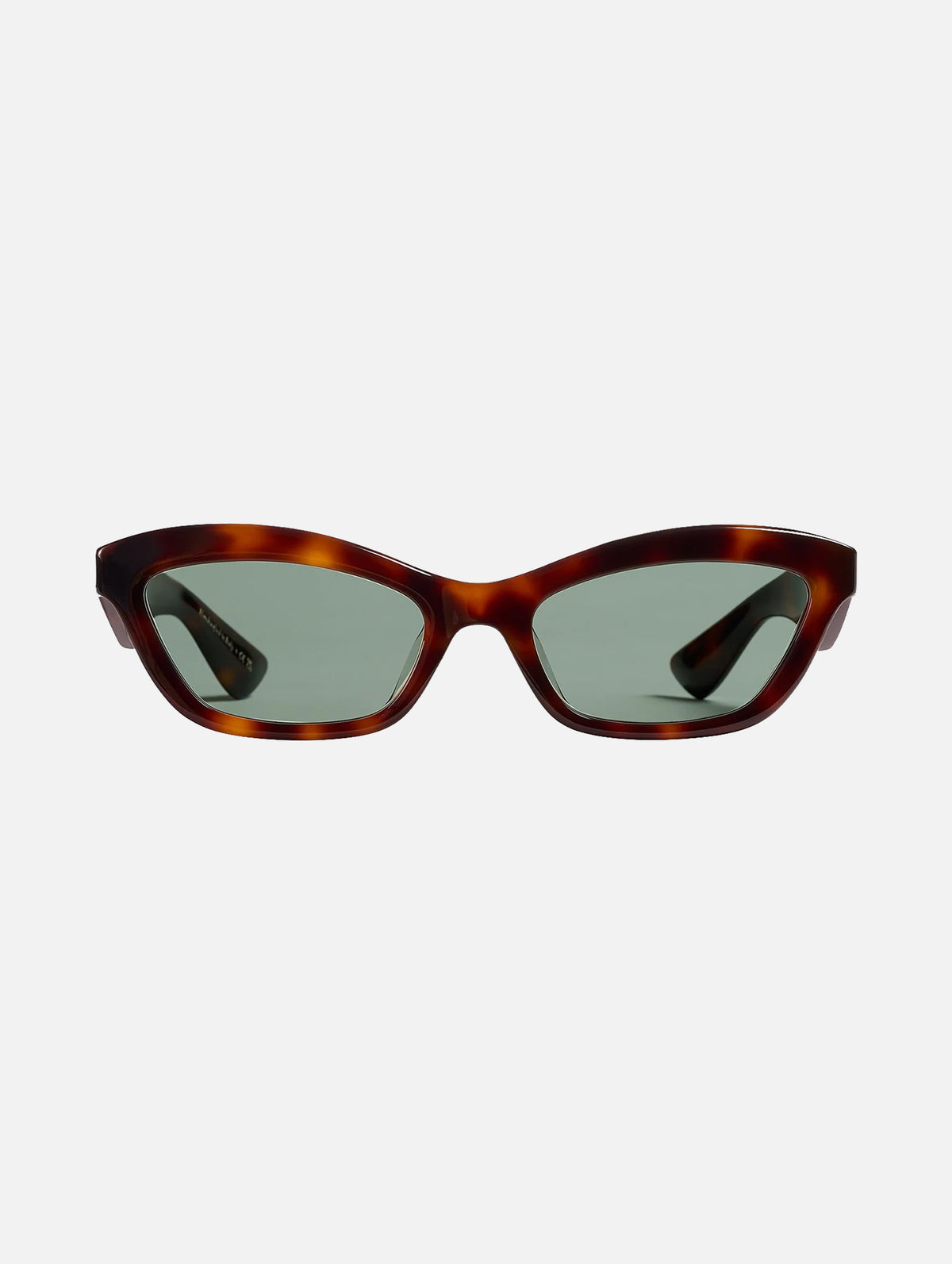 KHAITE x Oliver Peoples 1997C in Dark Mahogany and Green Wash