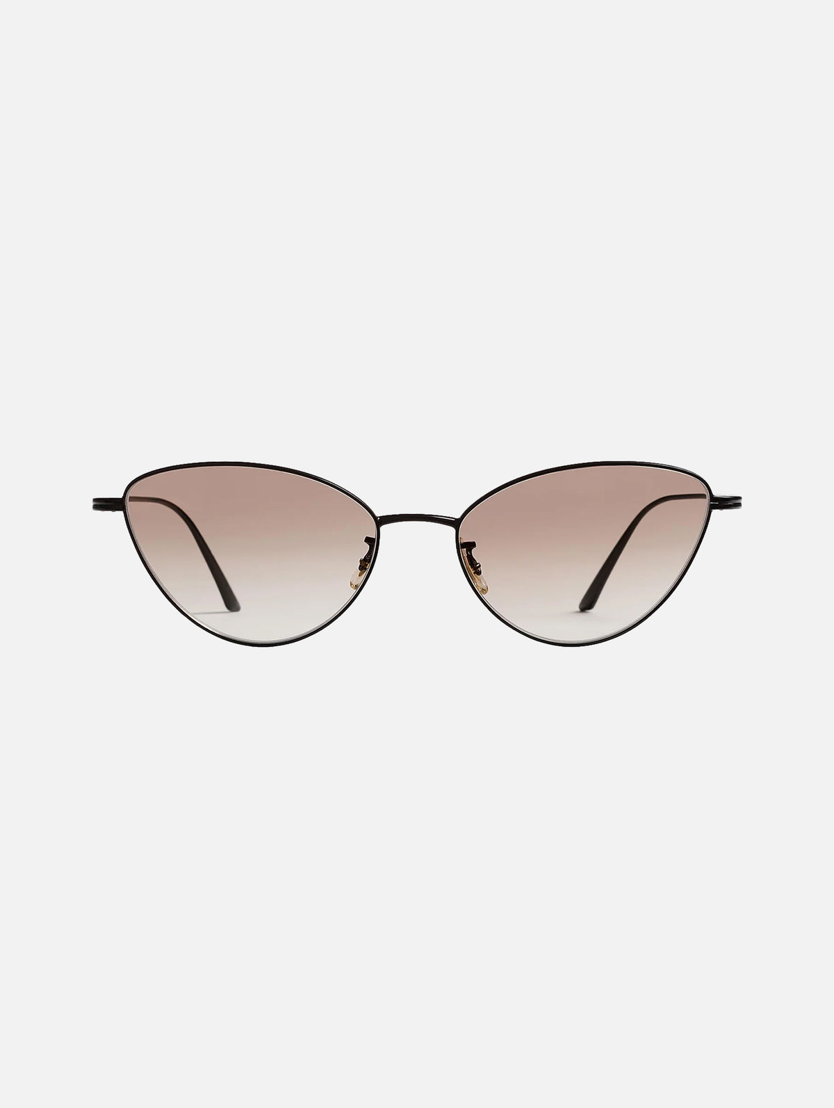 KHAITE x Oliver Peoples 1998C in Matte Black and Soft Tan Gradient