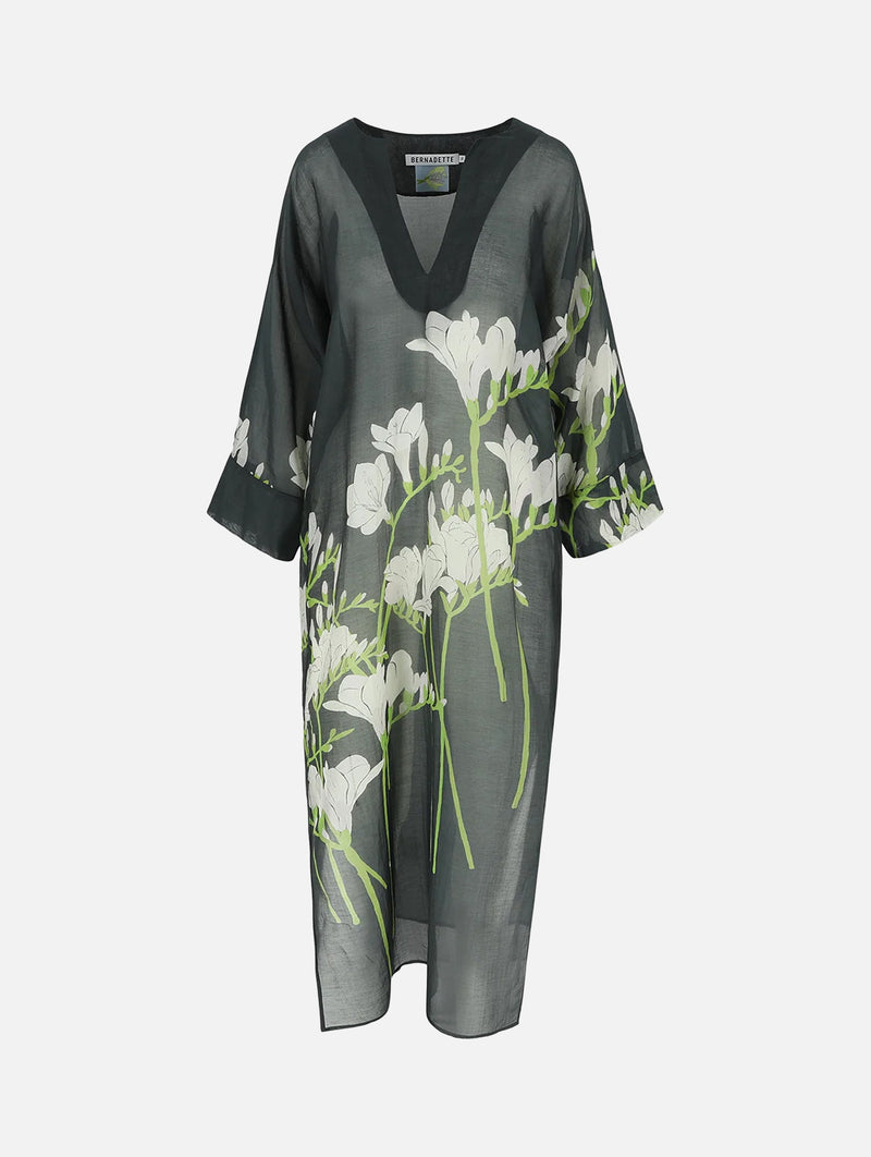Kaftan in Navy Freesia