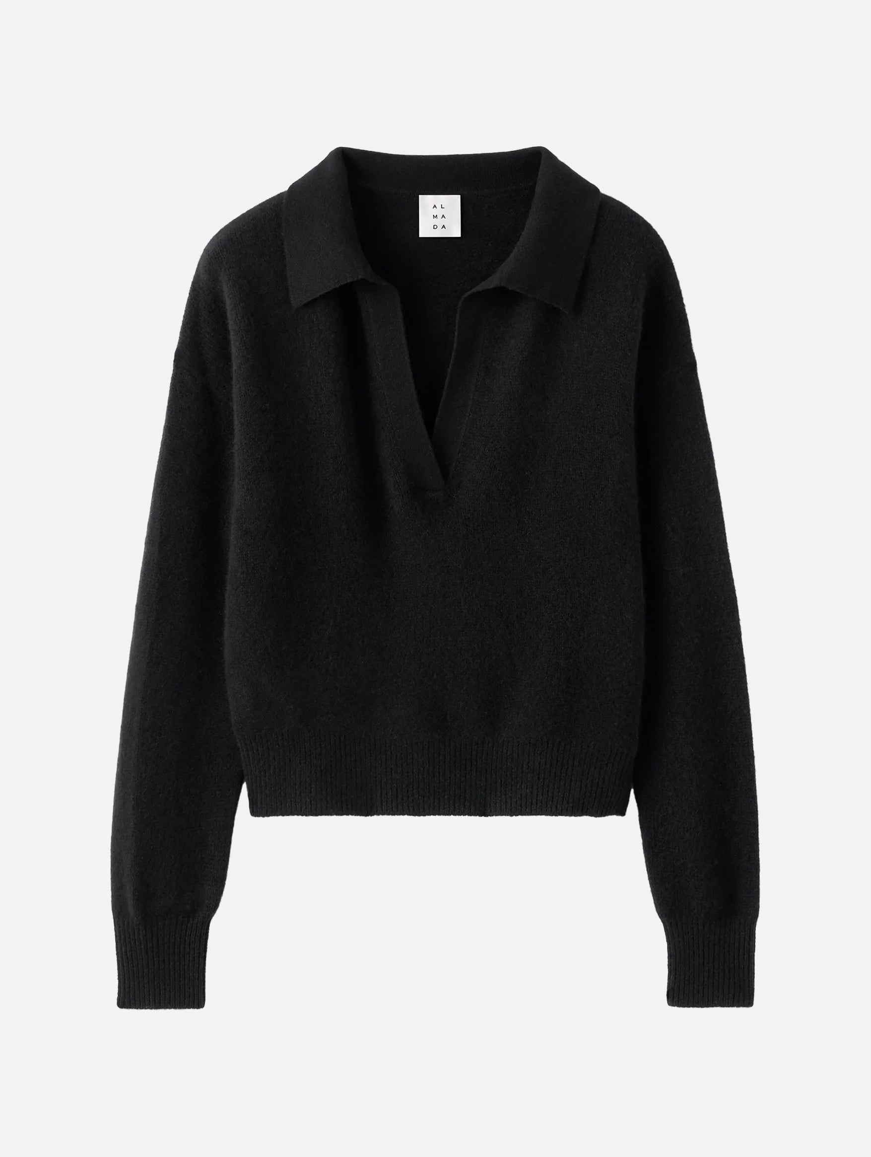 Kaia Collar Sweater in Black