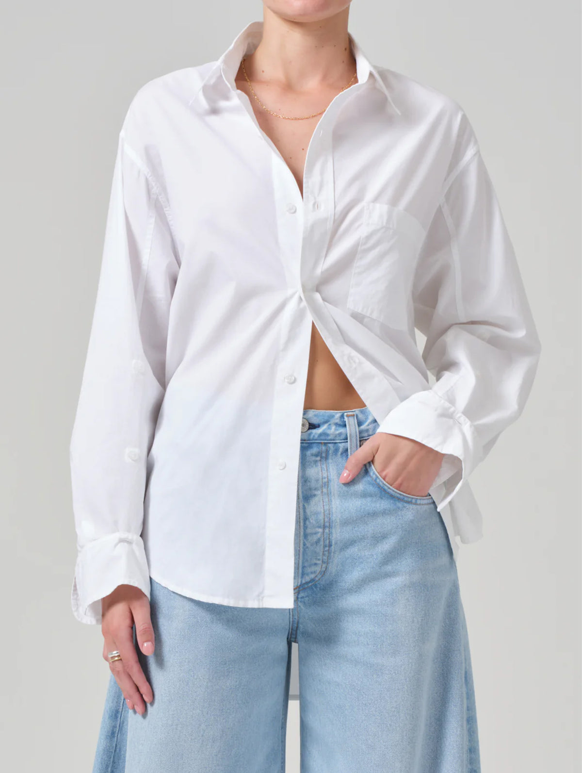 Kayla Shirt in Optic White